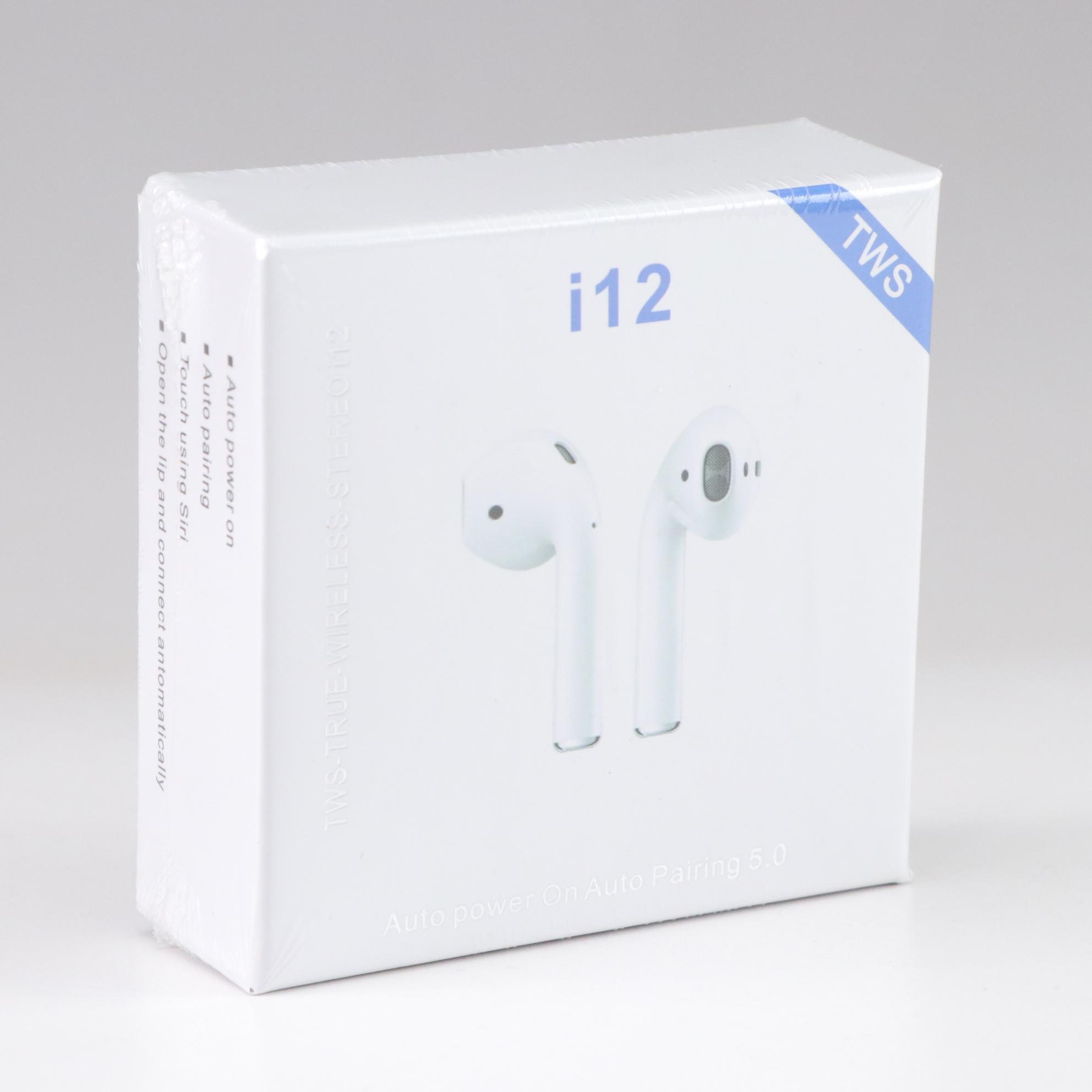 TWS i12 Wireless Earbuds with Charging Case