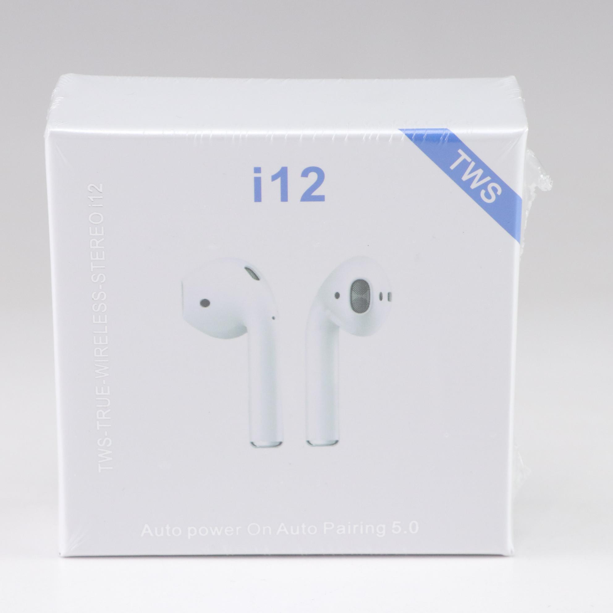 TWS i12 Wireless Earbuds with Charging Case