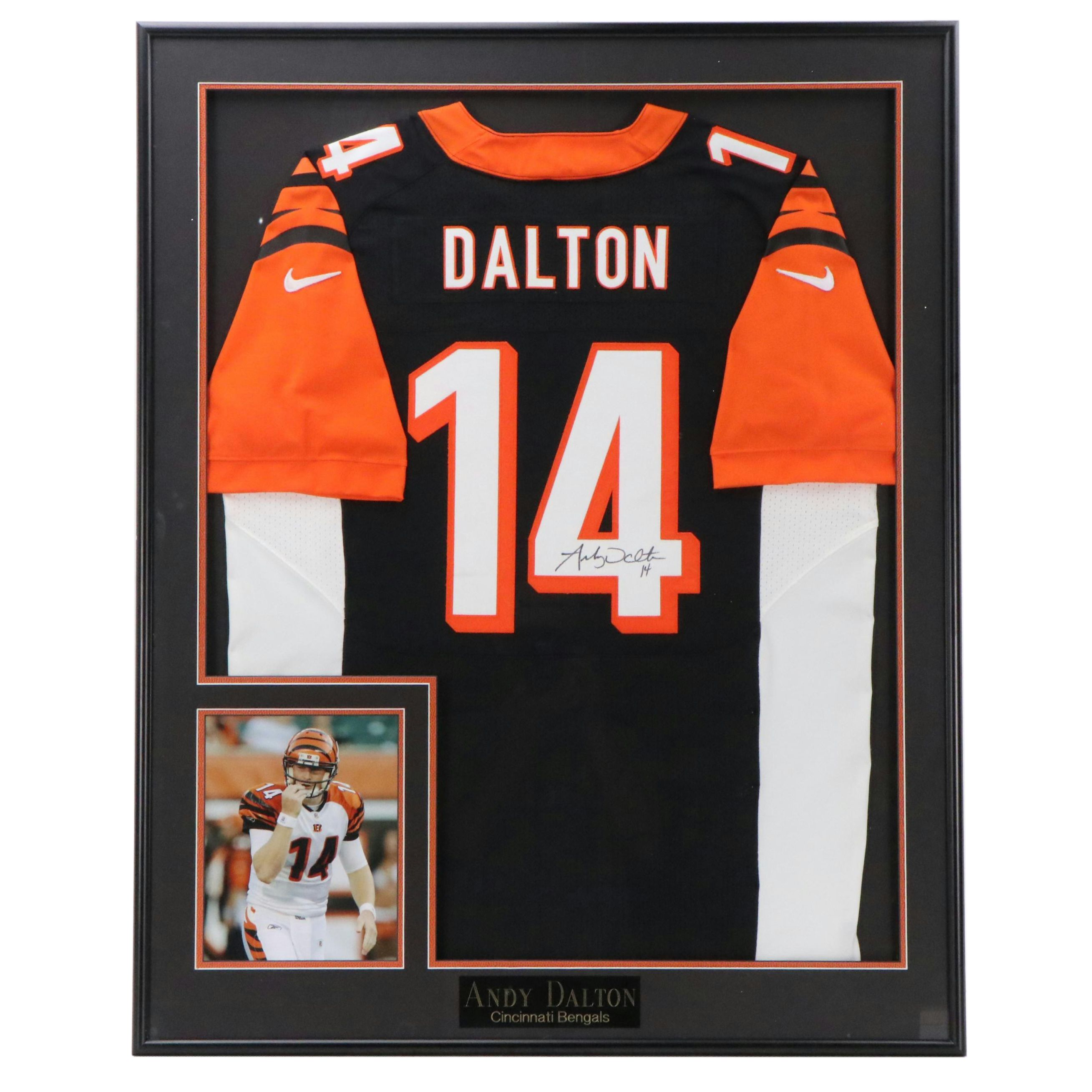 Andy Dalton Signed Cincinnati Bengals Nike Jersey in Matted Display Everything But The House