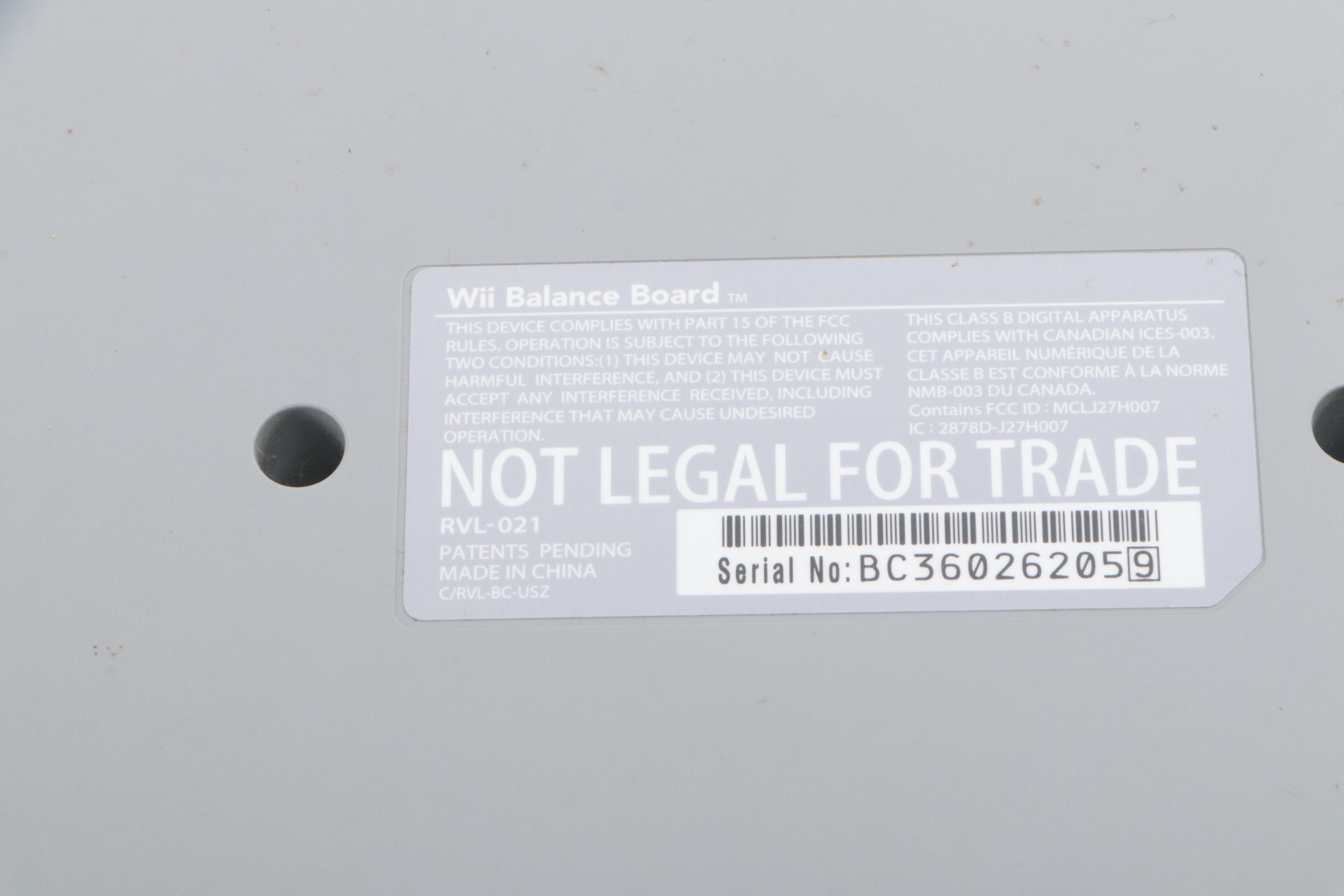 Nintendo Wii Console and Nintendo Wii Fit Board with More Accessories