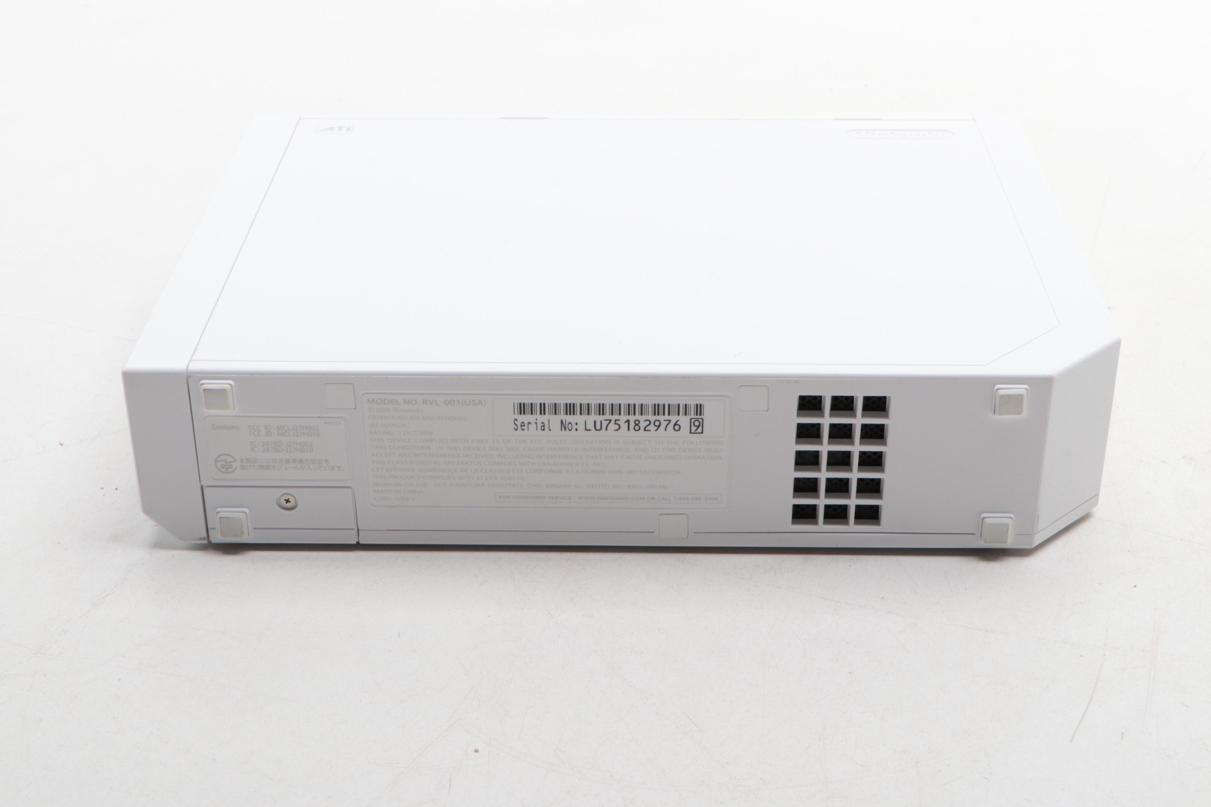 Nintendo Wii Console and Nintendo Wii Fit Board with More Accessories