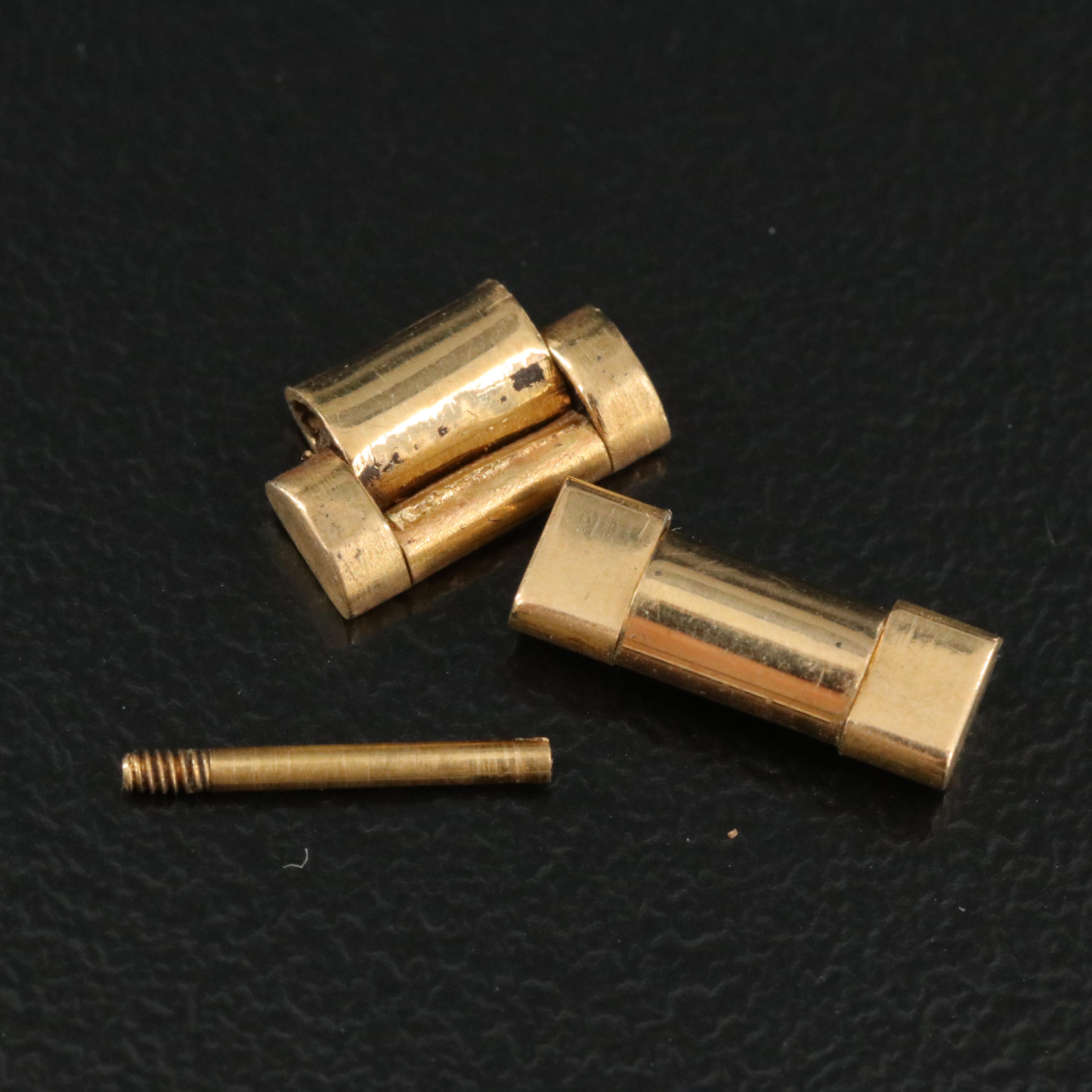 Rolex Datejust 6916 Custom Diamond Set 18K Gold Watch