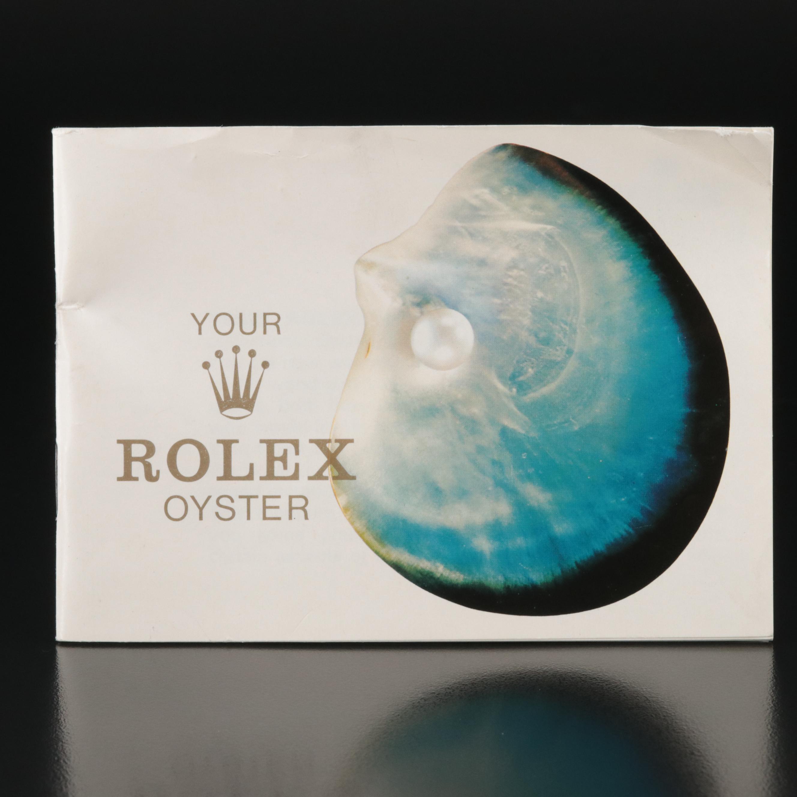 Vintage Rolex Booklets & Green Vinyl Wallet