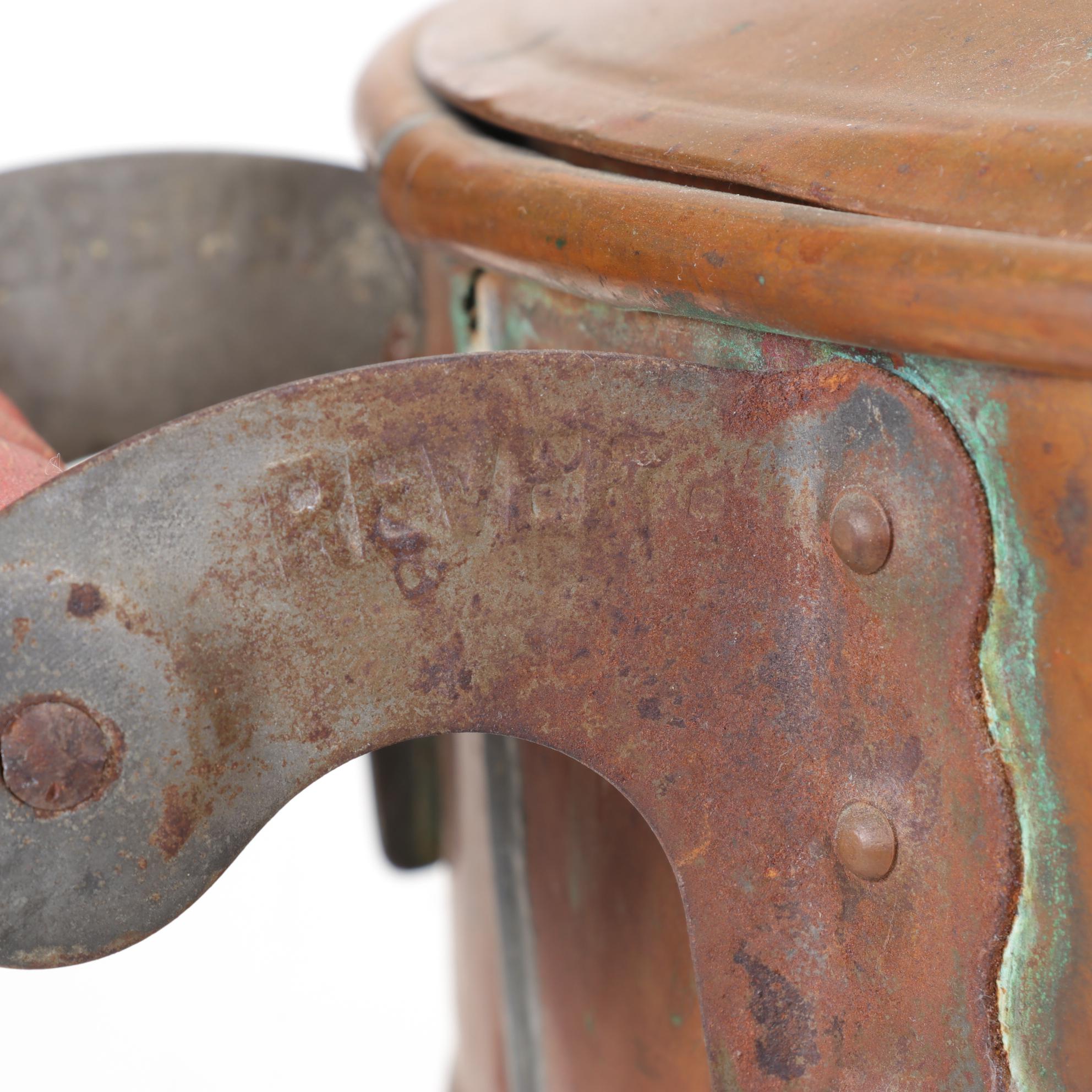 Revere Handled Copper Boiler and Wash Tub