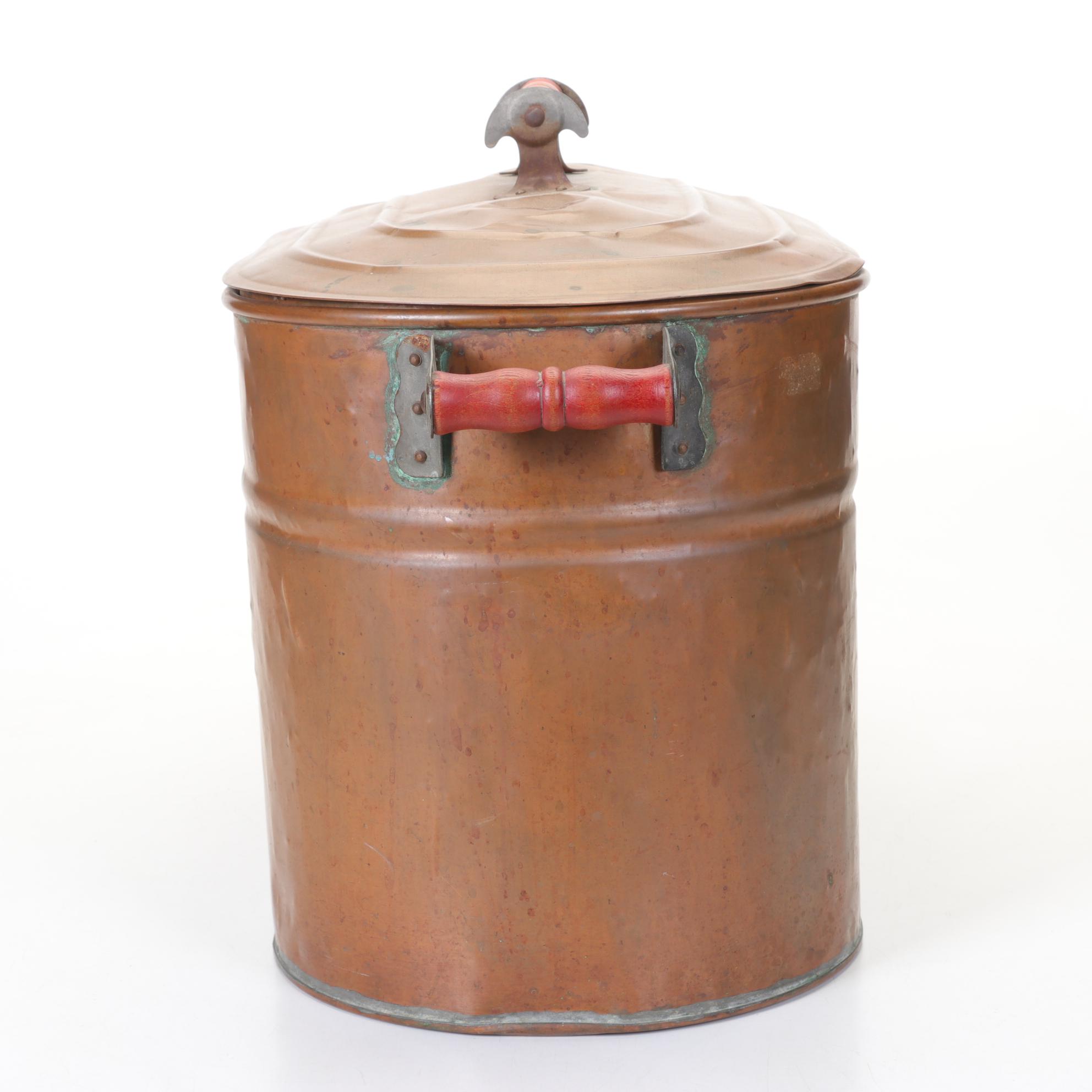 Revere Handled Copper Boiler and Wash Tub