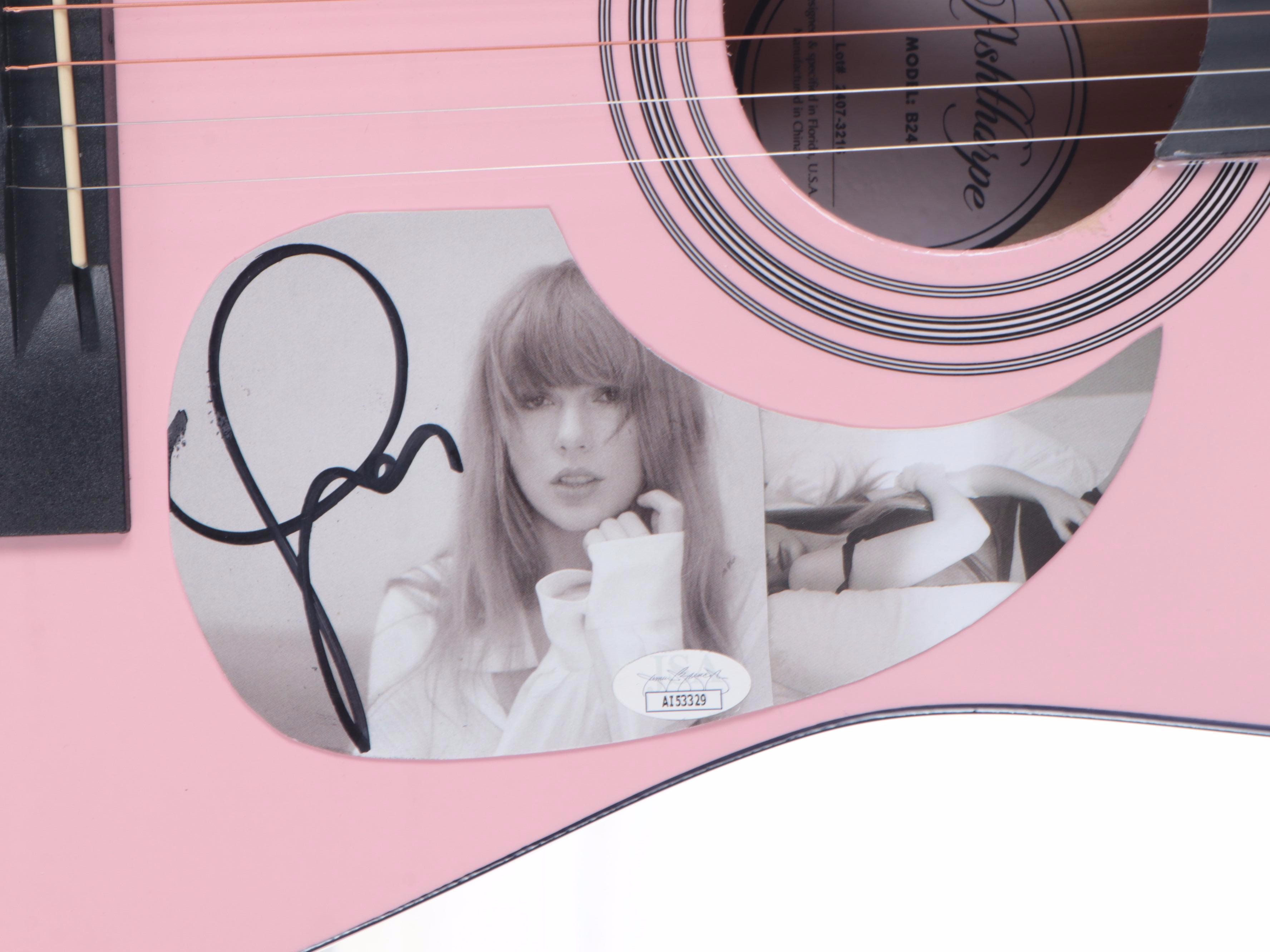 Taylor Swift Signed Ashthorpe Acoustic Guitar