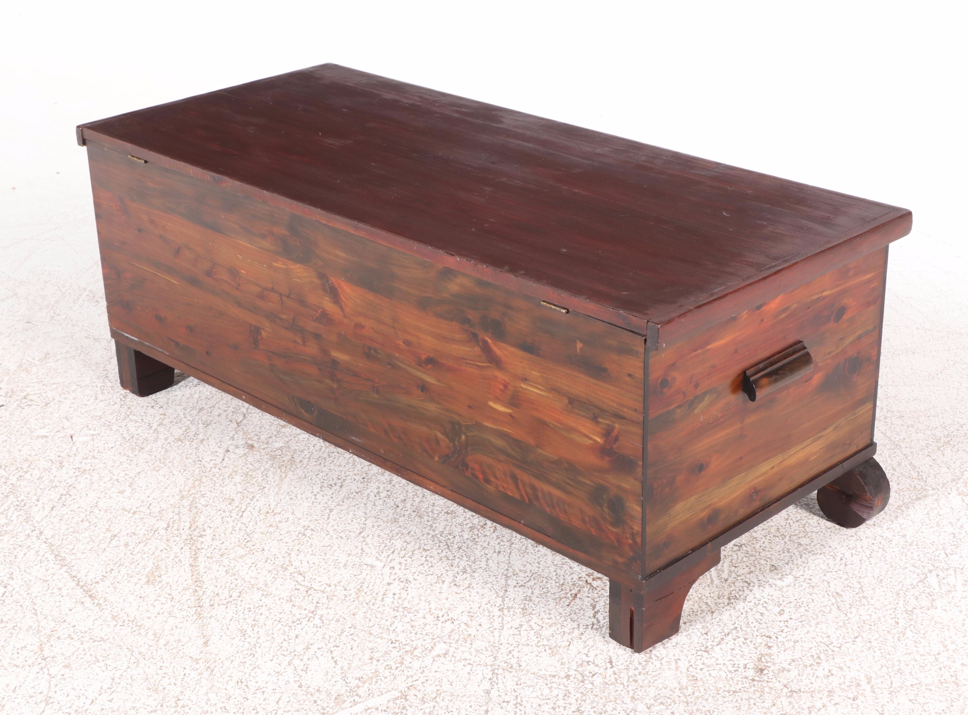 Edward Roos Company "Forest Park Line" Cedar Blanket Chest, Early 20th Century