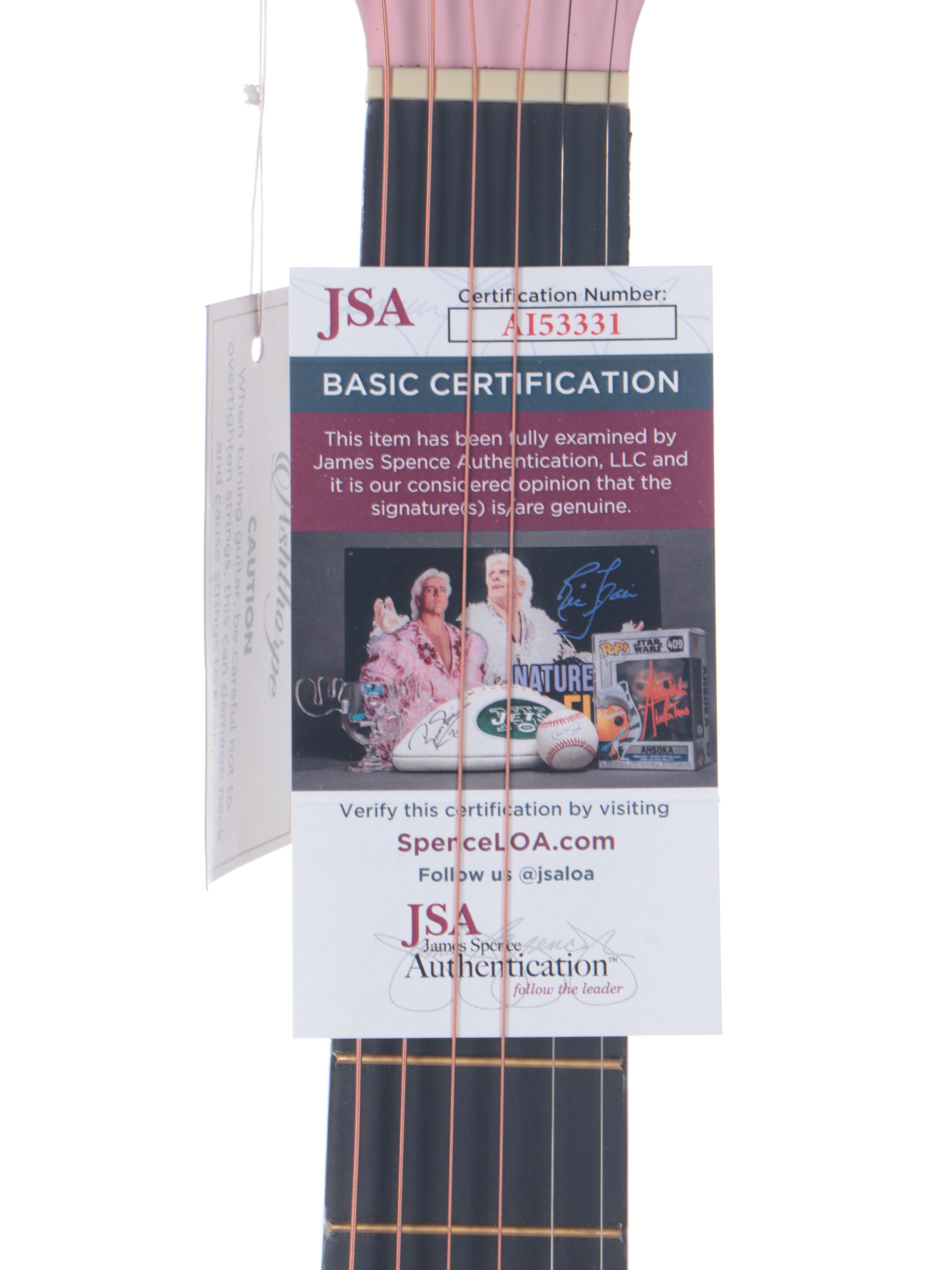 Taylor Swift Signed Ashthorpe Acoustic Guitar