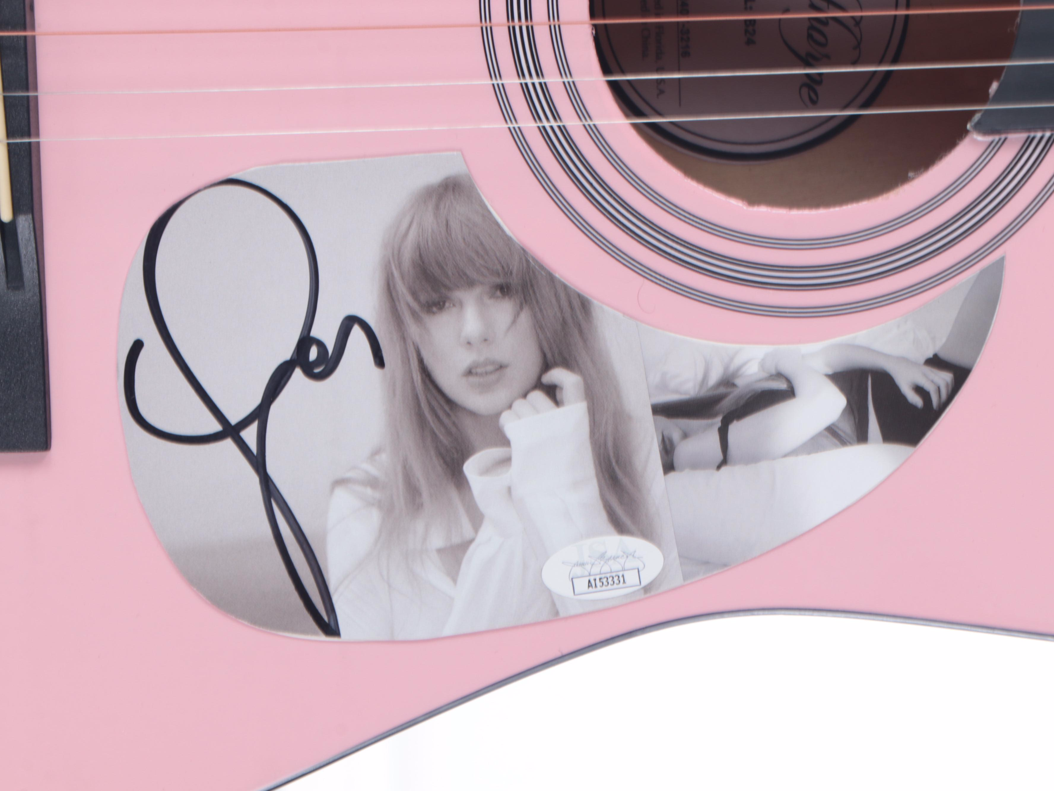 Taylor Swift Signed Ashthorpe Acoustic Guitar