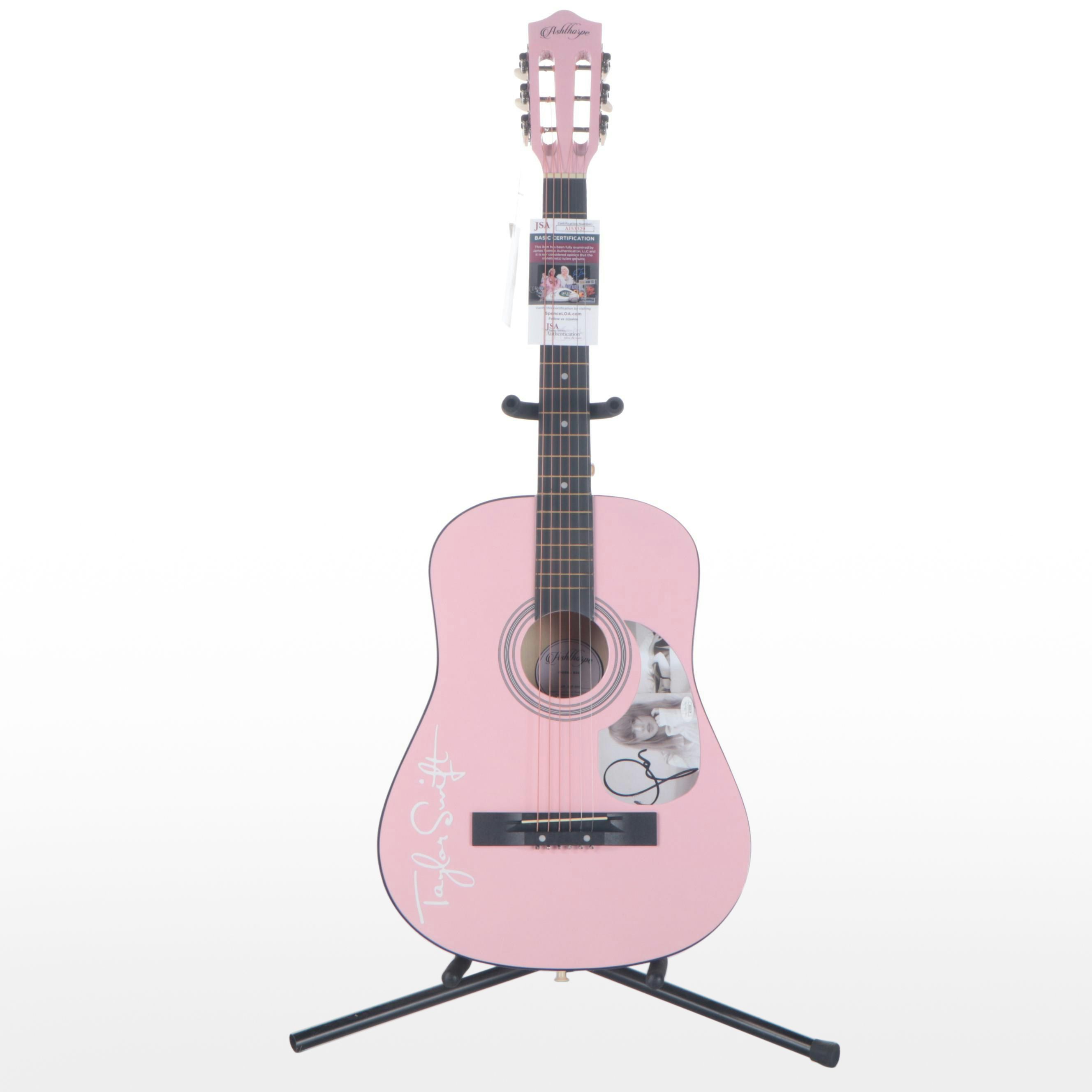 Taylor Swift Signed Ashthorpe Acoustic Guitar