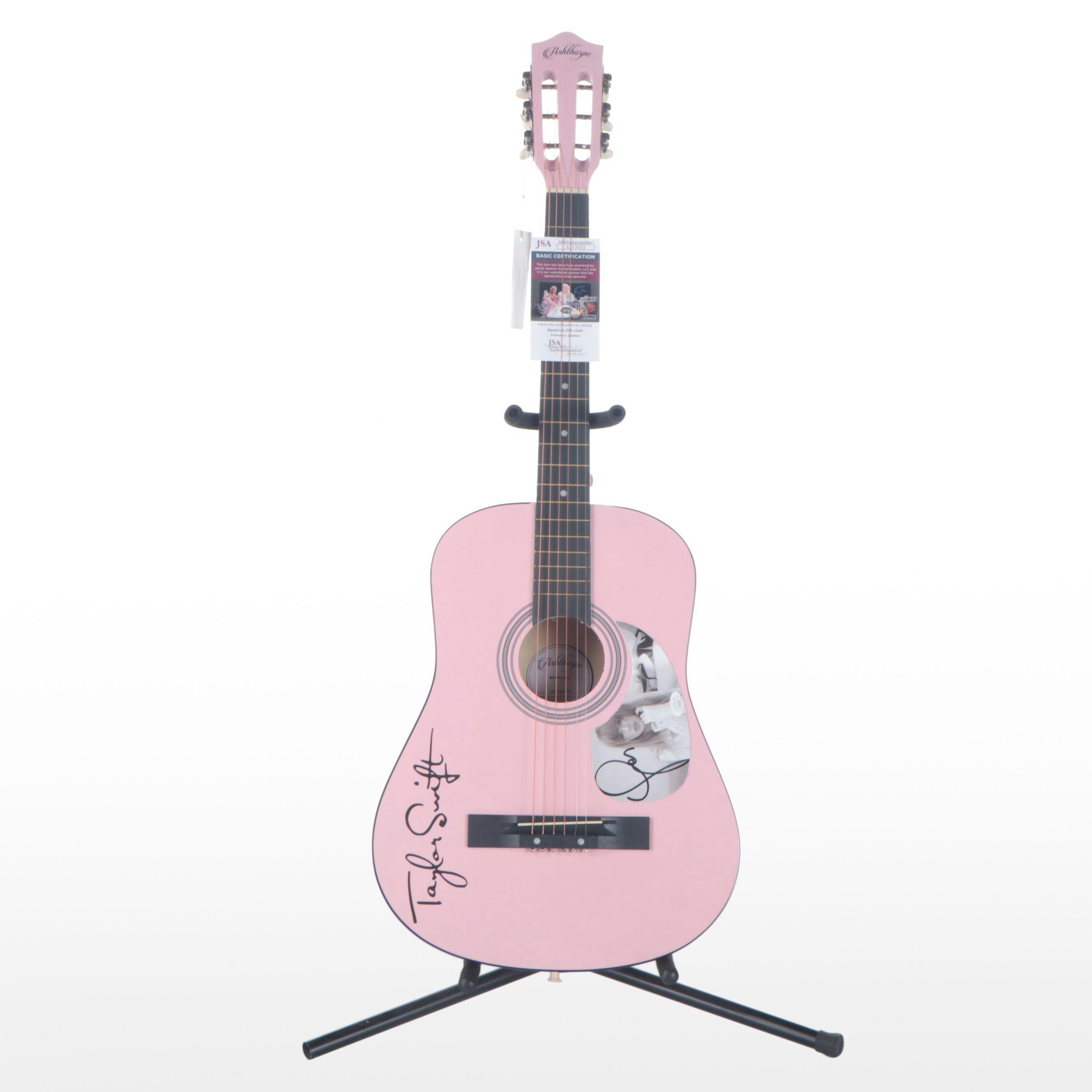 Taylor Swift Signed Ashthorpe Acoustic Guitar