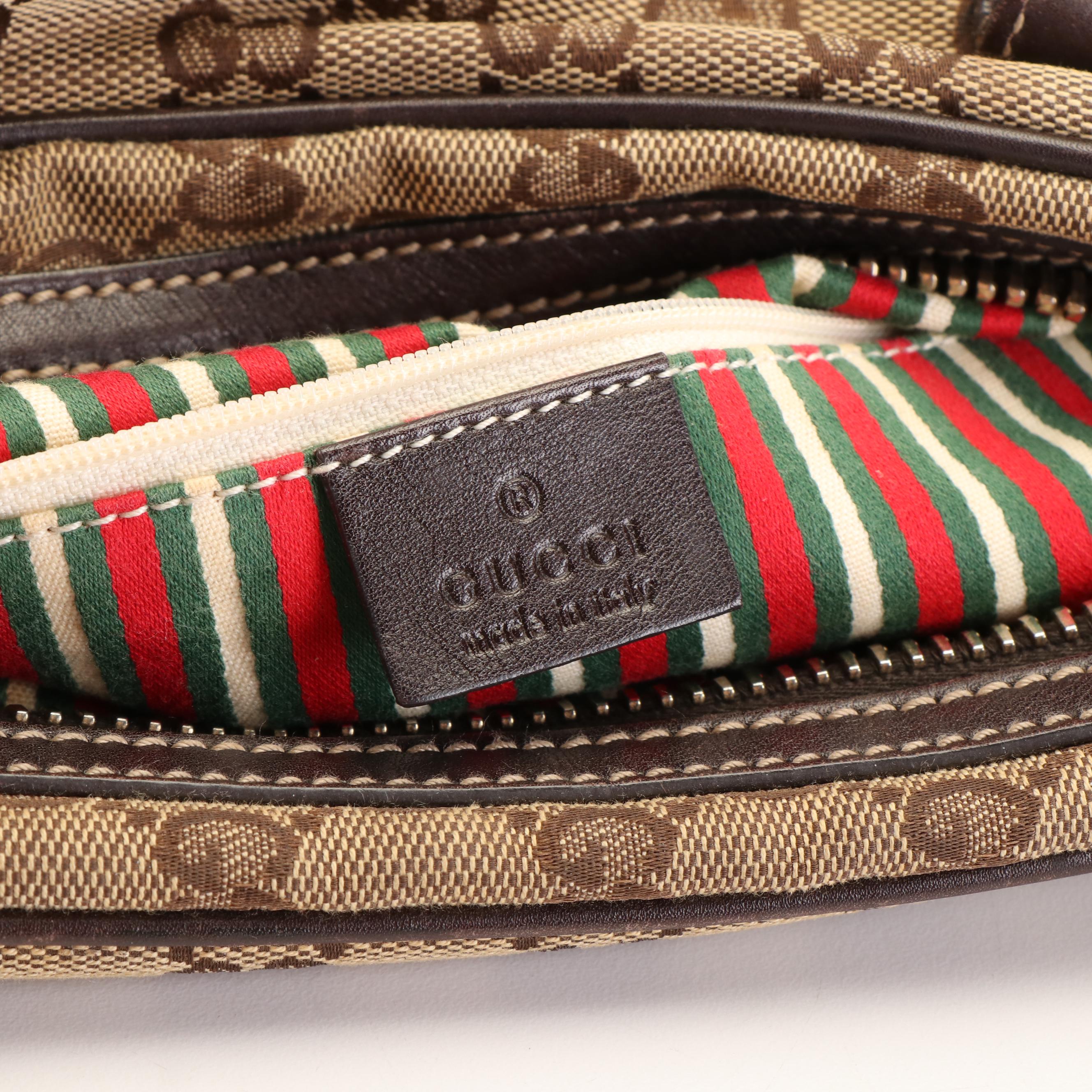 Gucci GG Canvas New Britt Boston Tote Bag