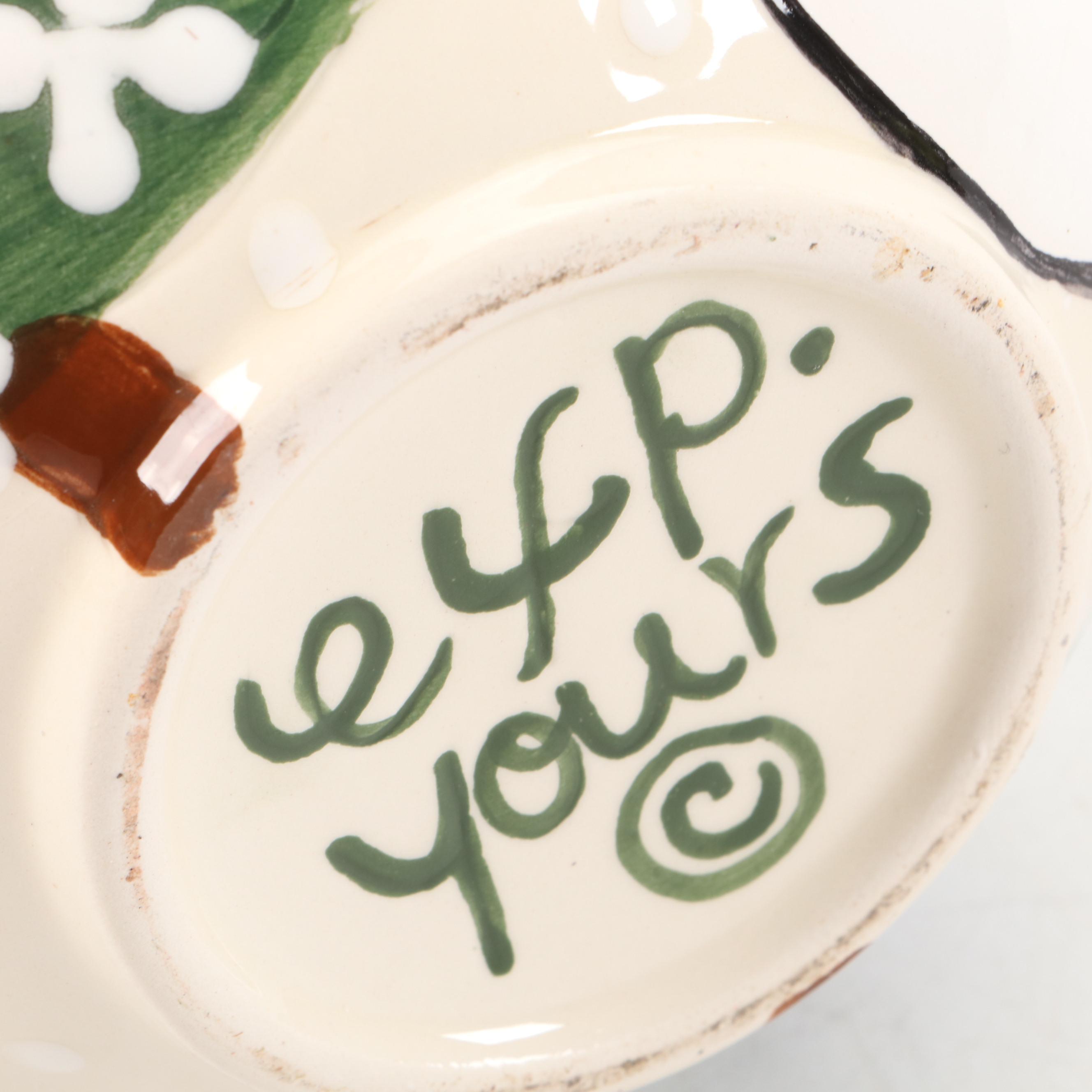 Expressly Yours Pottery Ceramic Snowman Pitchers