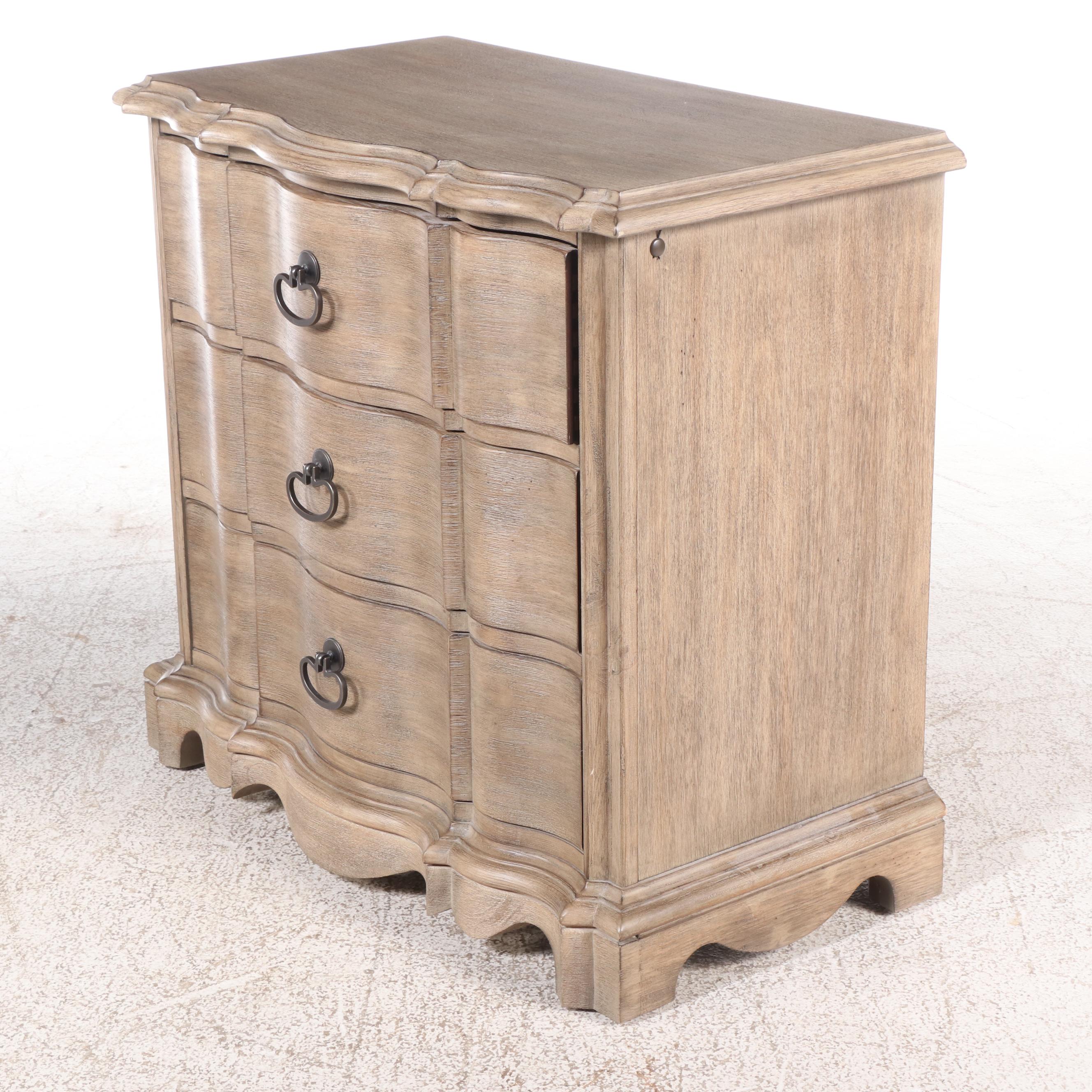 Pair of Hooker Furniture Three Drawer Nightstands with Power