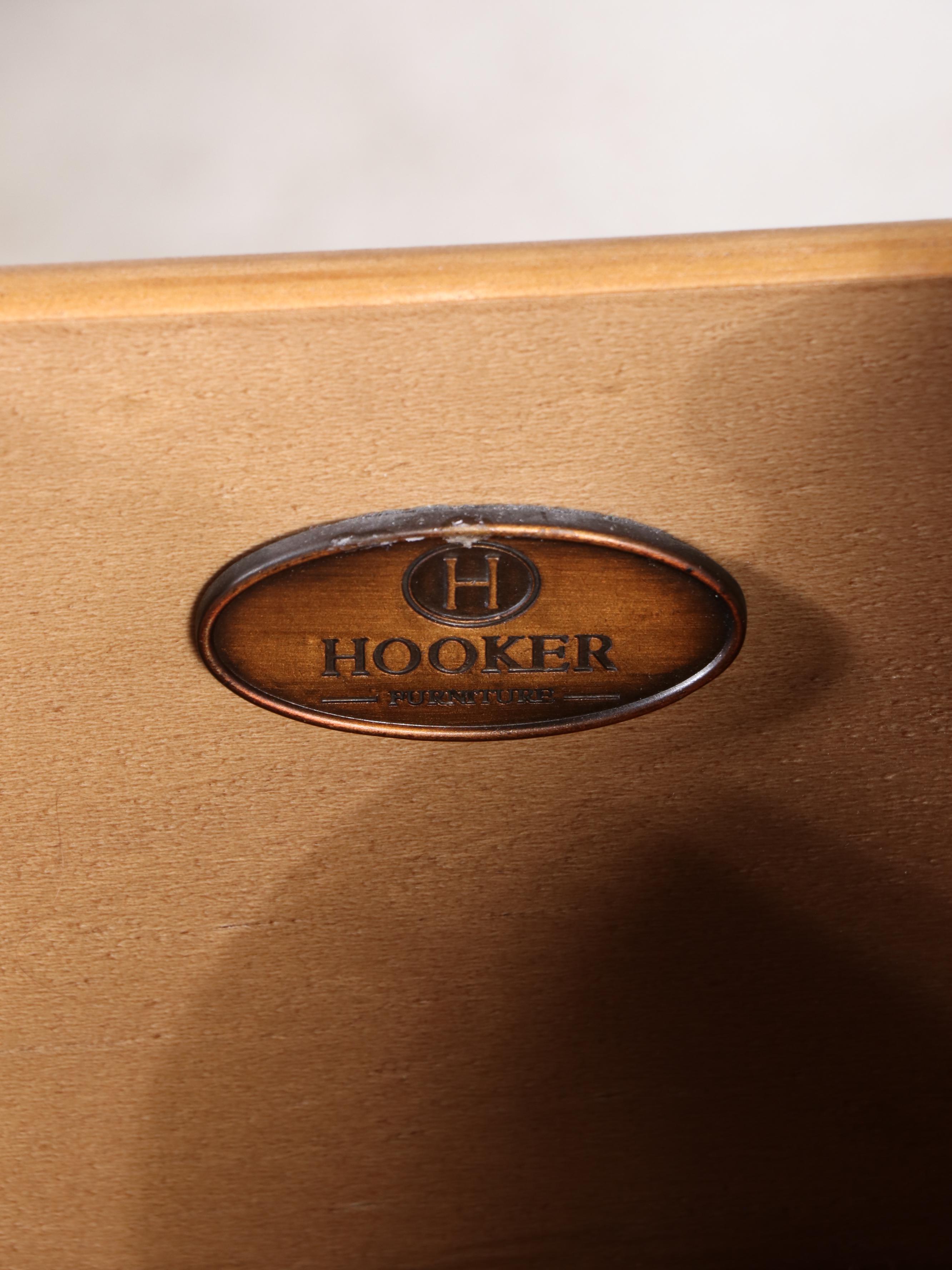 Pair of Hooker Furniture Three Drawer Nightstands with Power