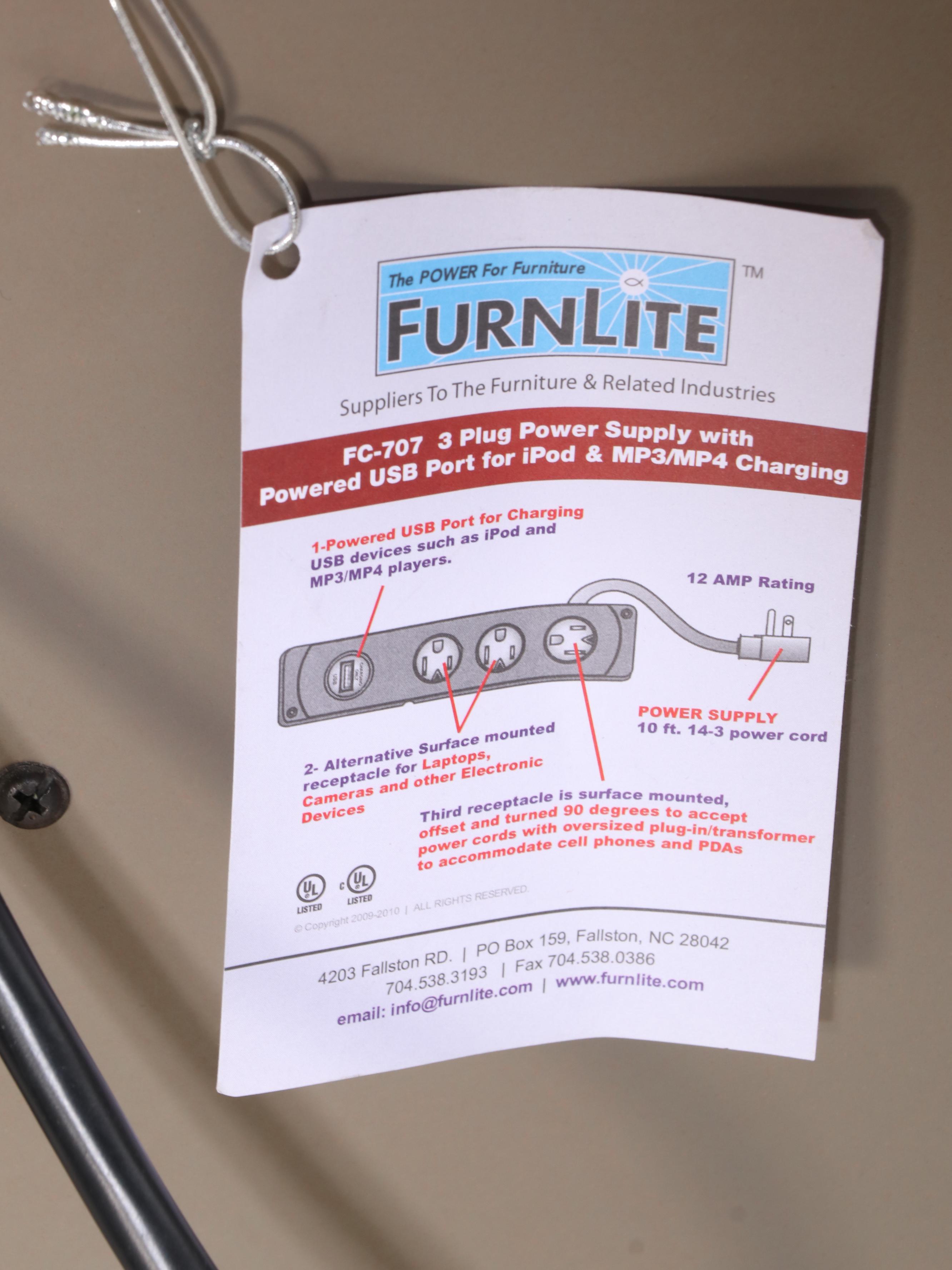 Pair of Hooker Furniture Three Drawer Nightstands with Power