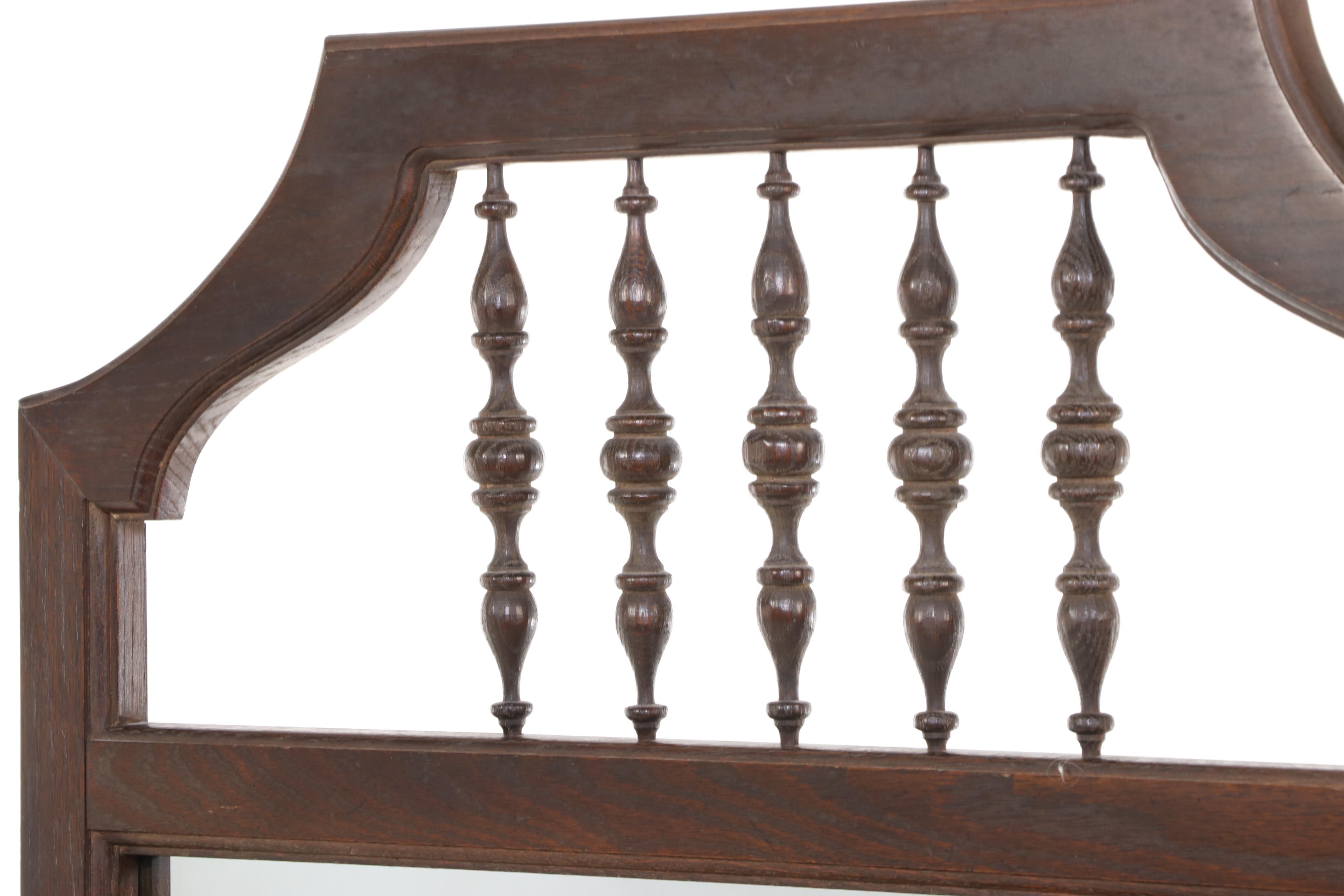 C.R. Atkin Co. Colonial Revival Style Walnut Dresser, Mid to Late 20th Century