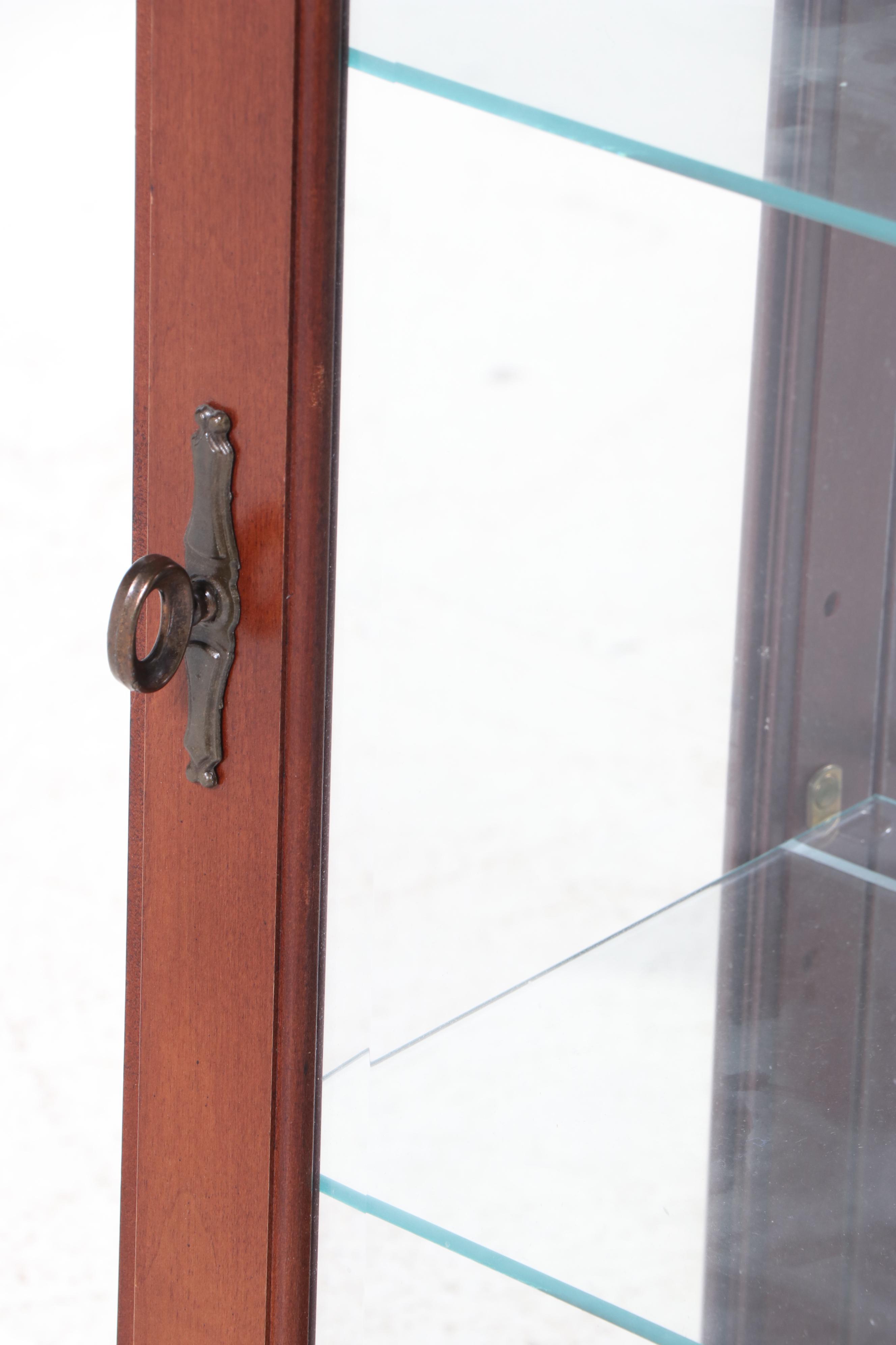 Pulaski Furniture Louis Philippe Style Cherrywood-Stained Display Cabinet