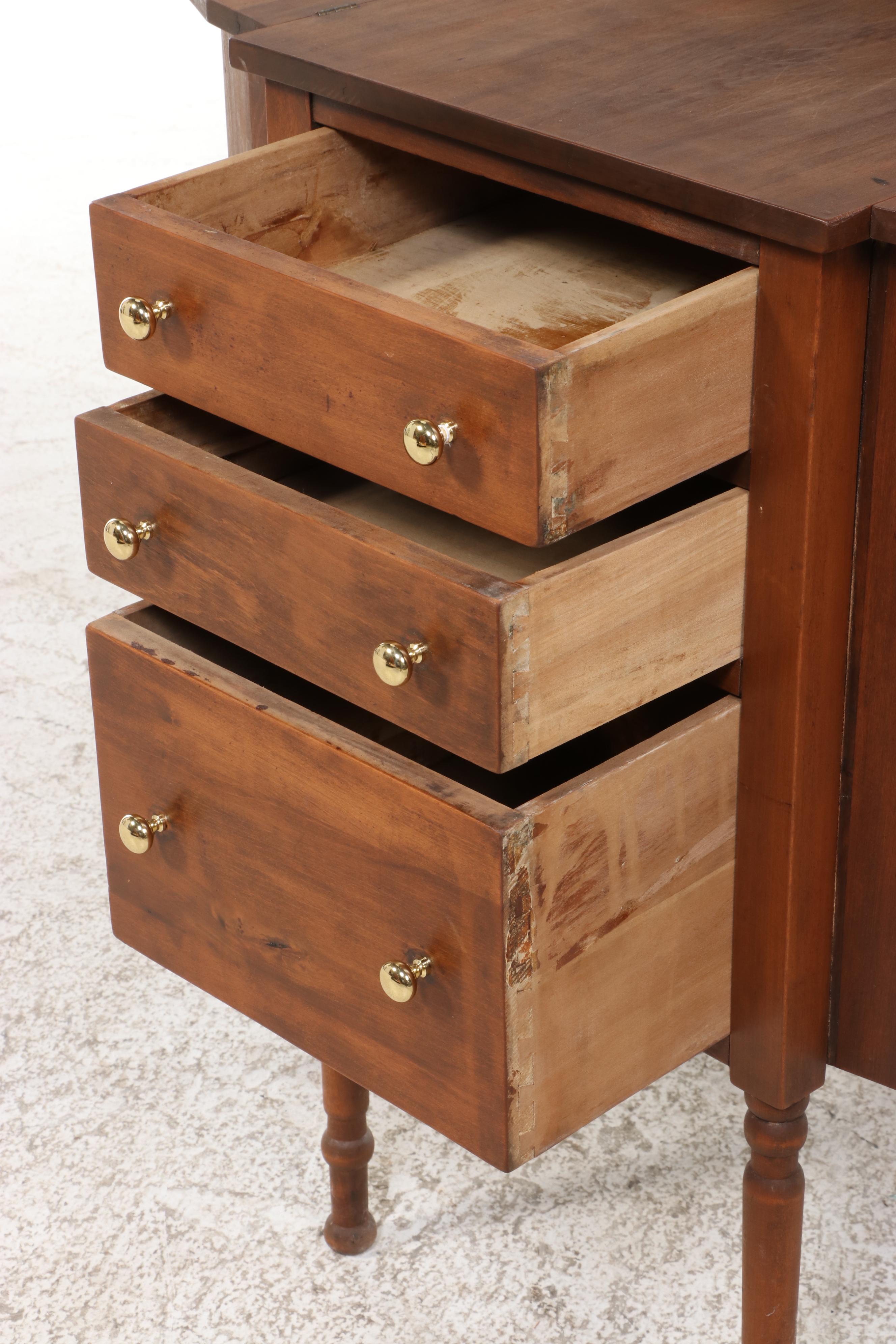 Federal Style Hardwood "Martha Washington" Sewing Stand