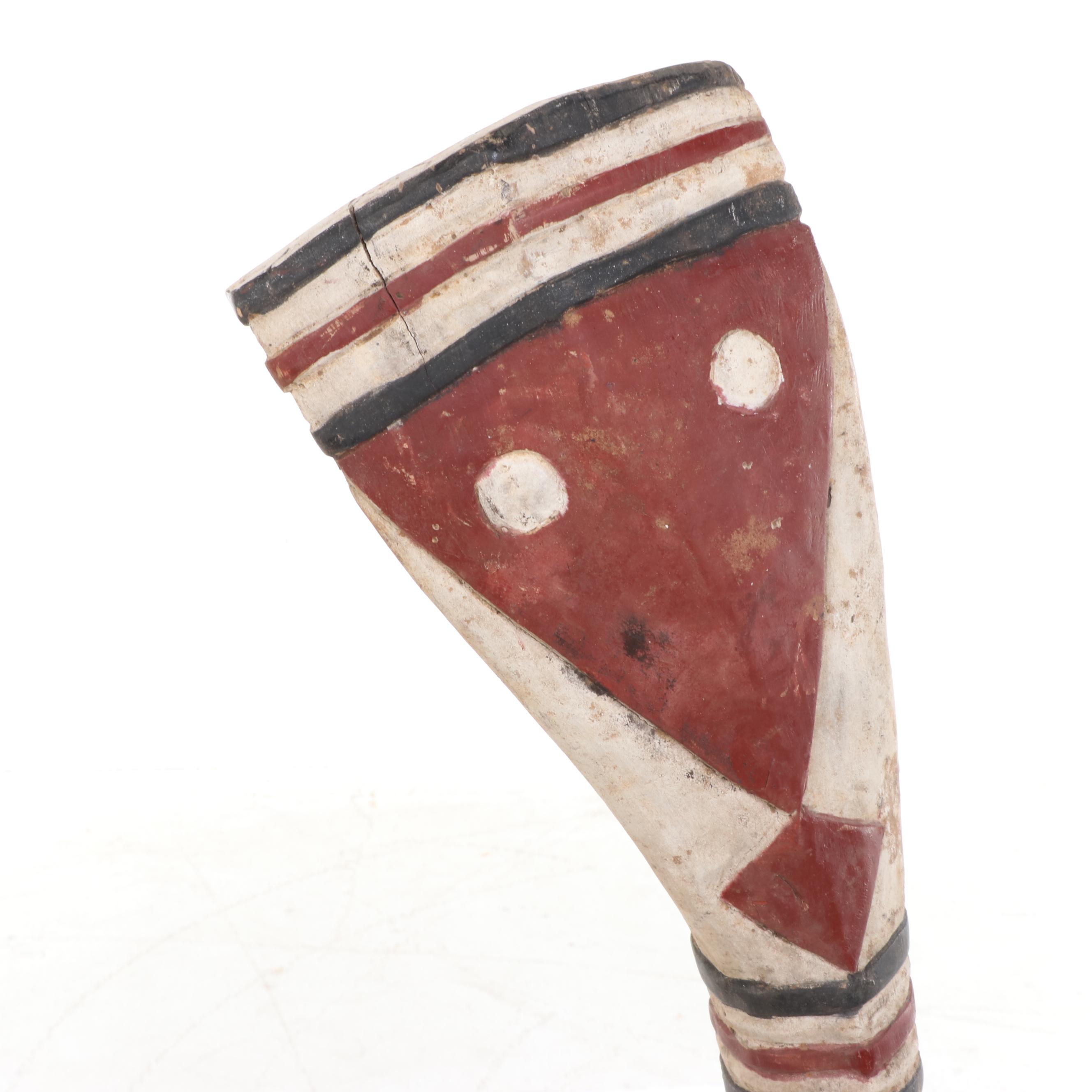 West African Guinea Baga Snake Sculpture