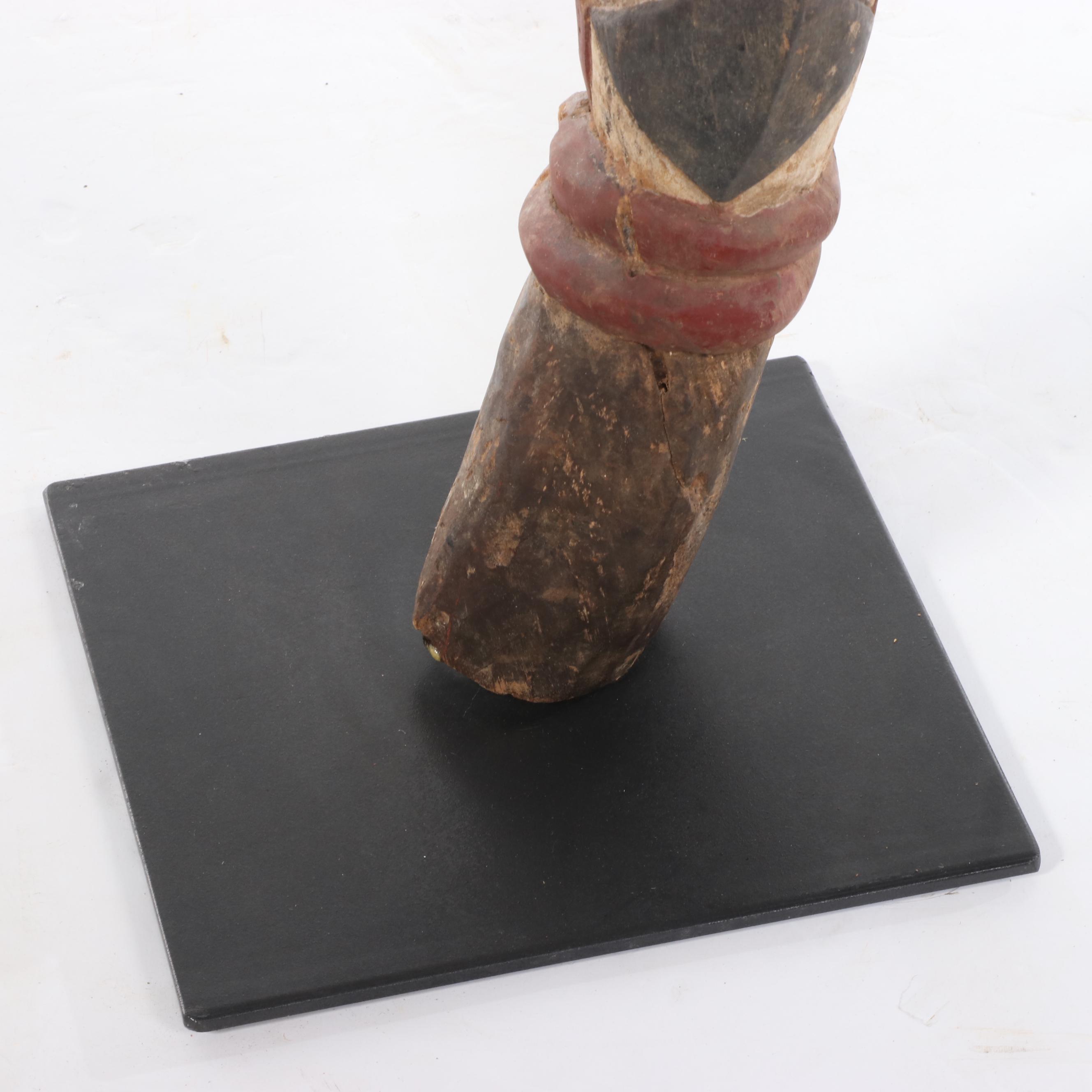 West African Guinea Baga Snake Sculpture