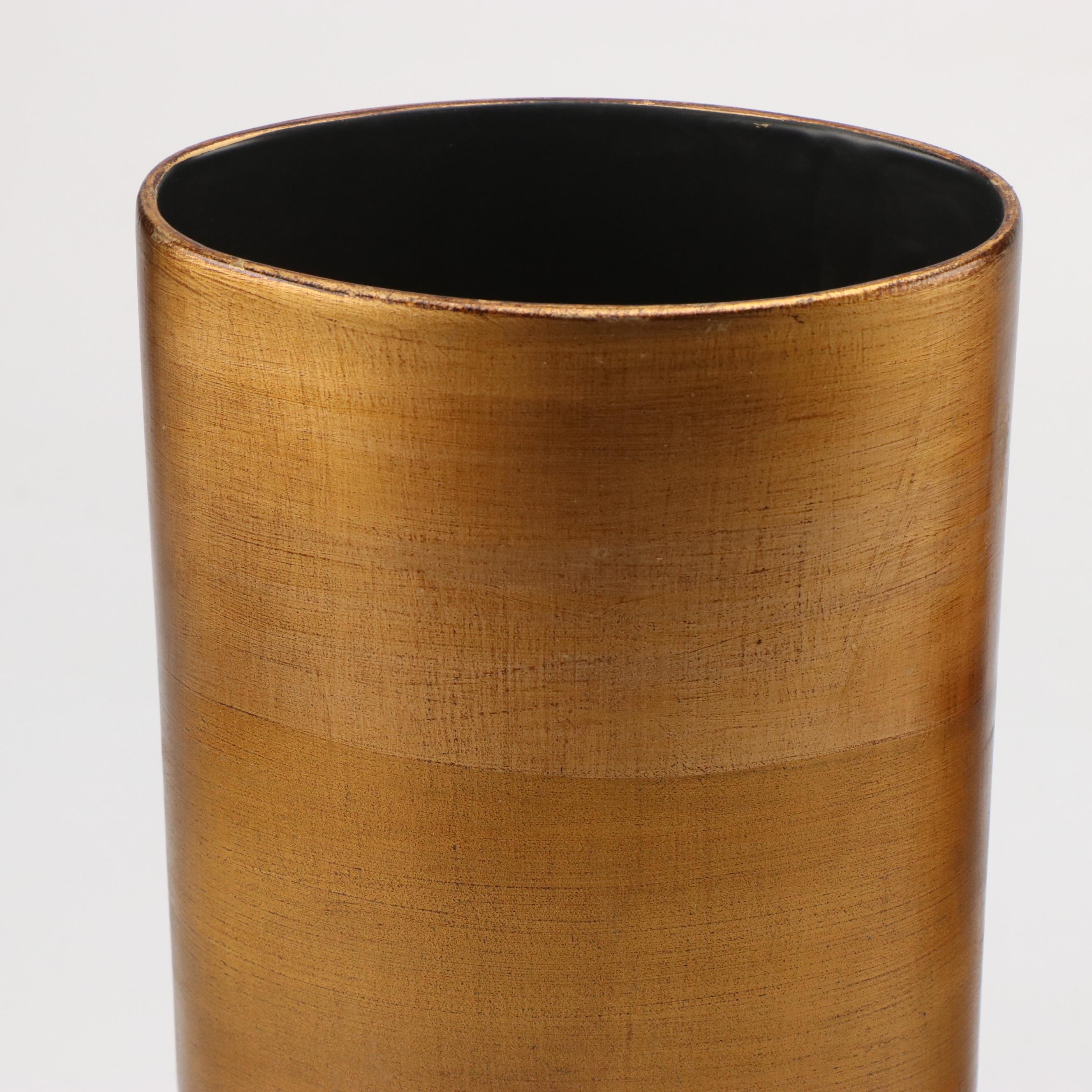 Crate & Barrel Gradient Glaze Ceramic Vase with Badash Glass Vase and More