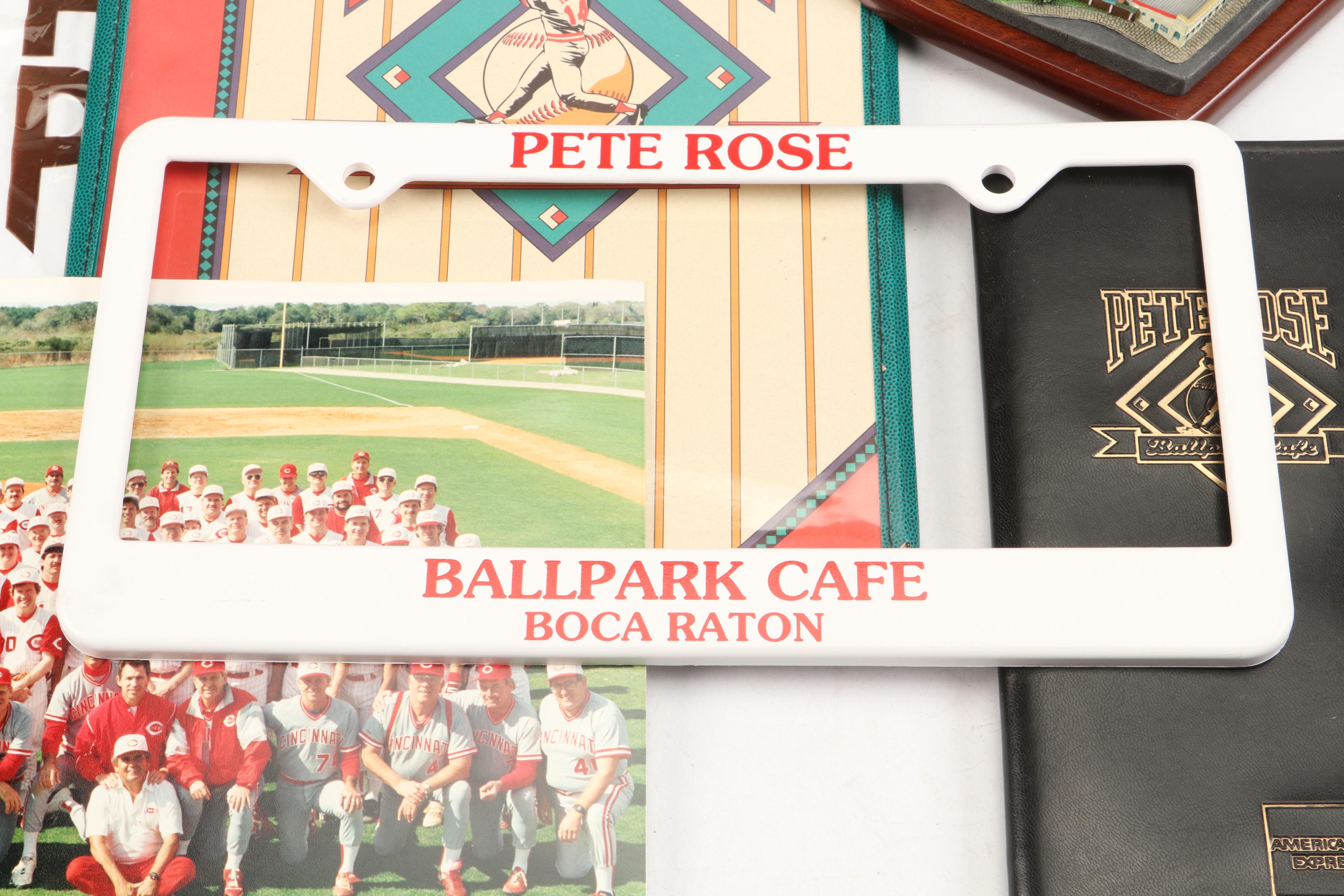 The Danbury Mint Replica Forbes Field with Cincinnati Reds Jersey and More