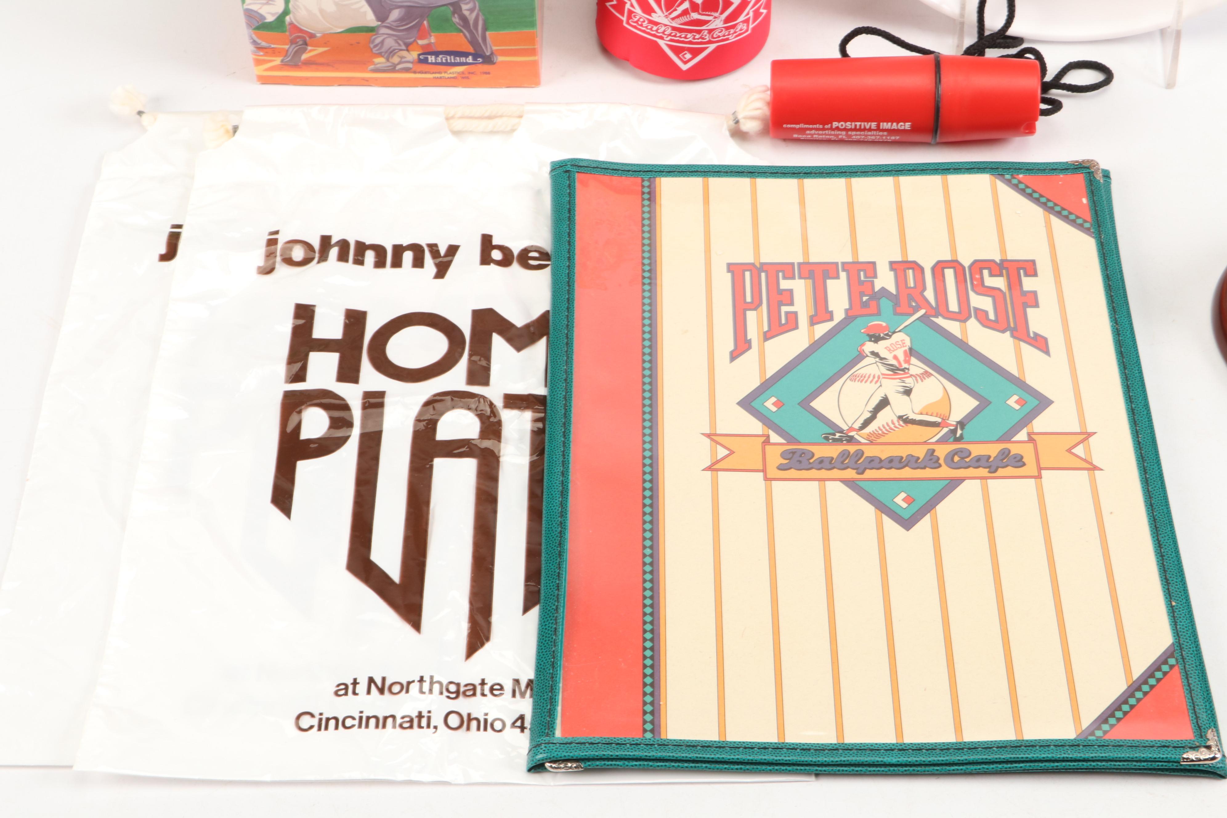 The Danbury Mint Replica Forbes Field with Cincinnati Reds Jersey and More