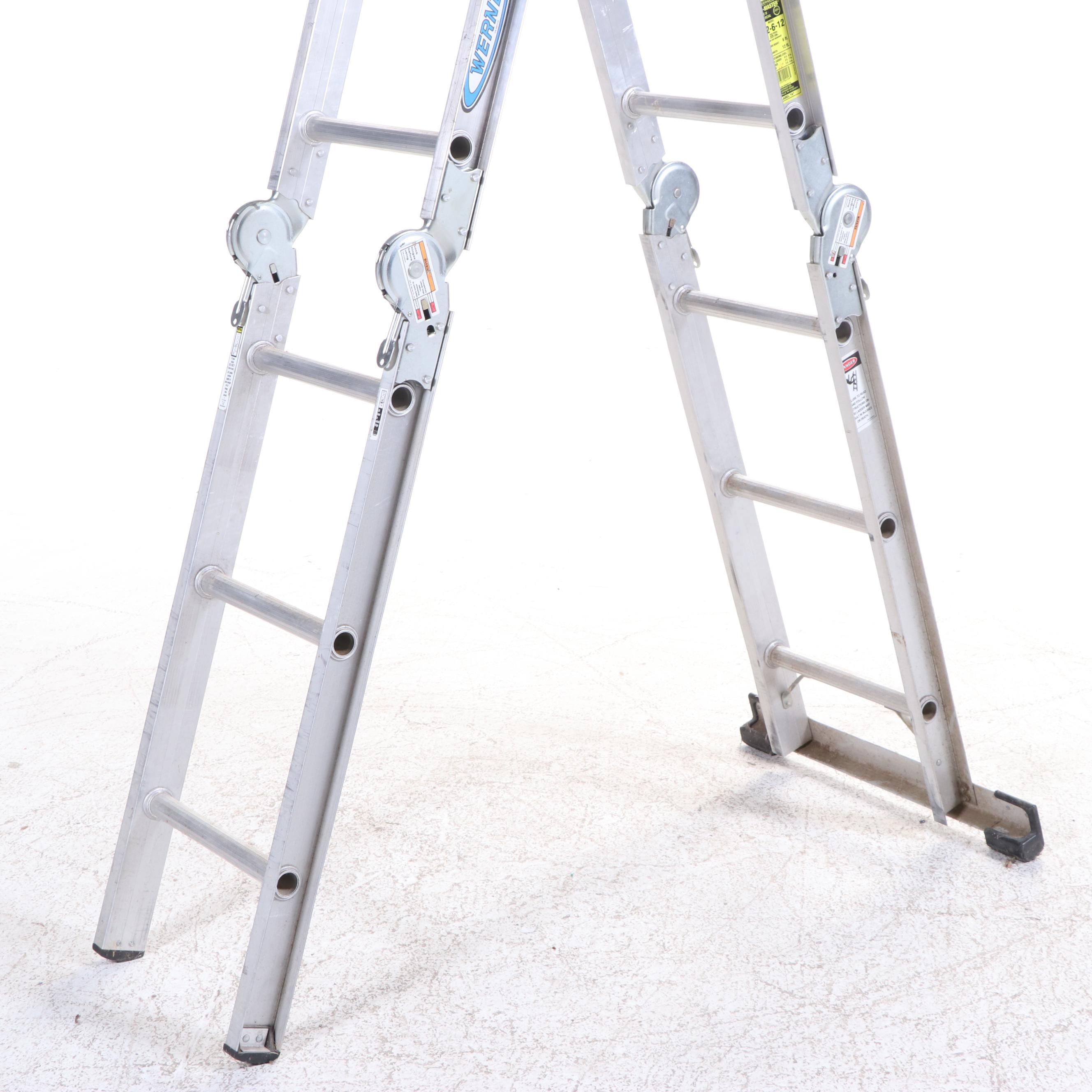 Werner M2-6-12 Job-Master Type II Aluminum Ladder