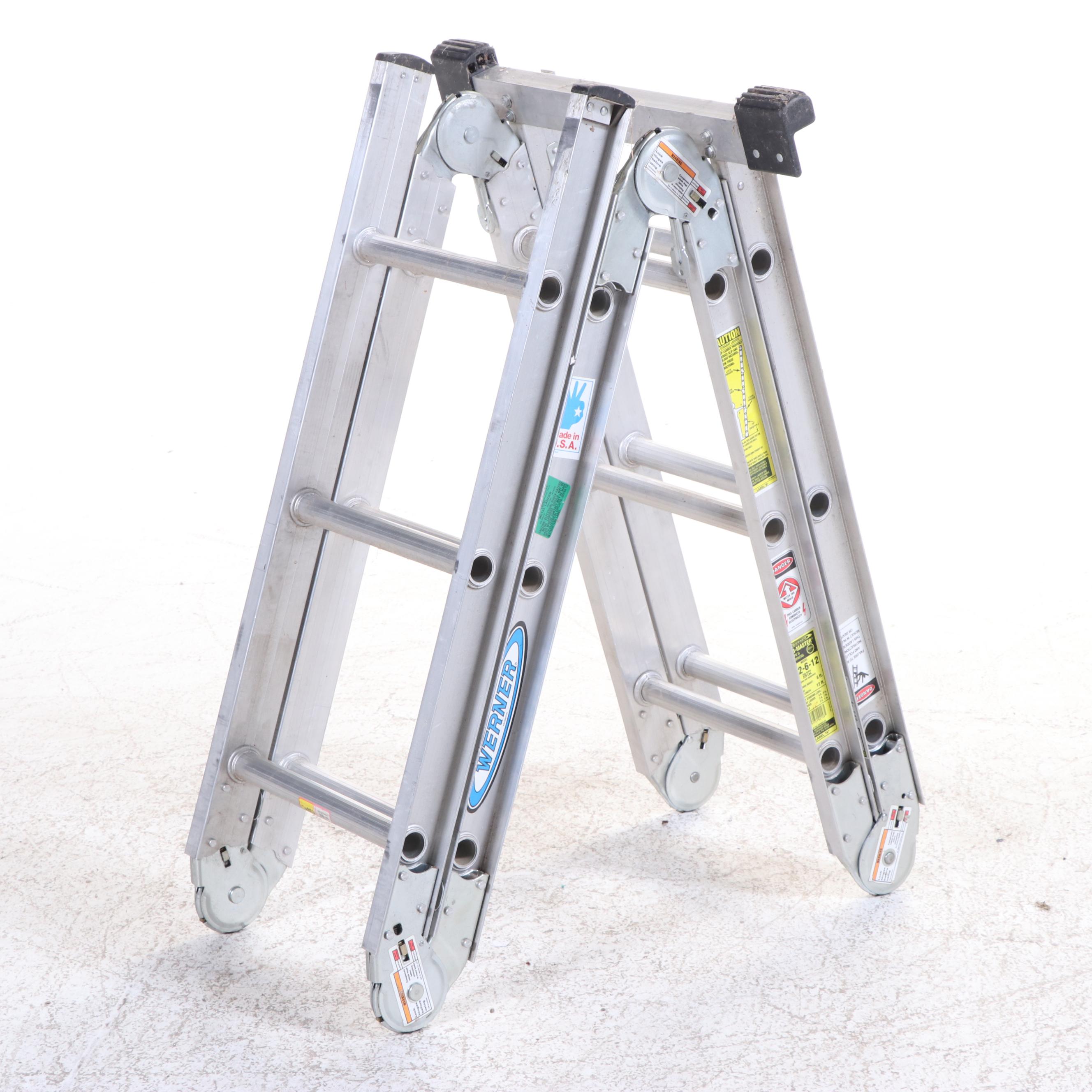 Werner M2-6-12 Job-Master Type II Aluminum Ladder