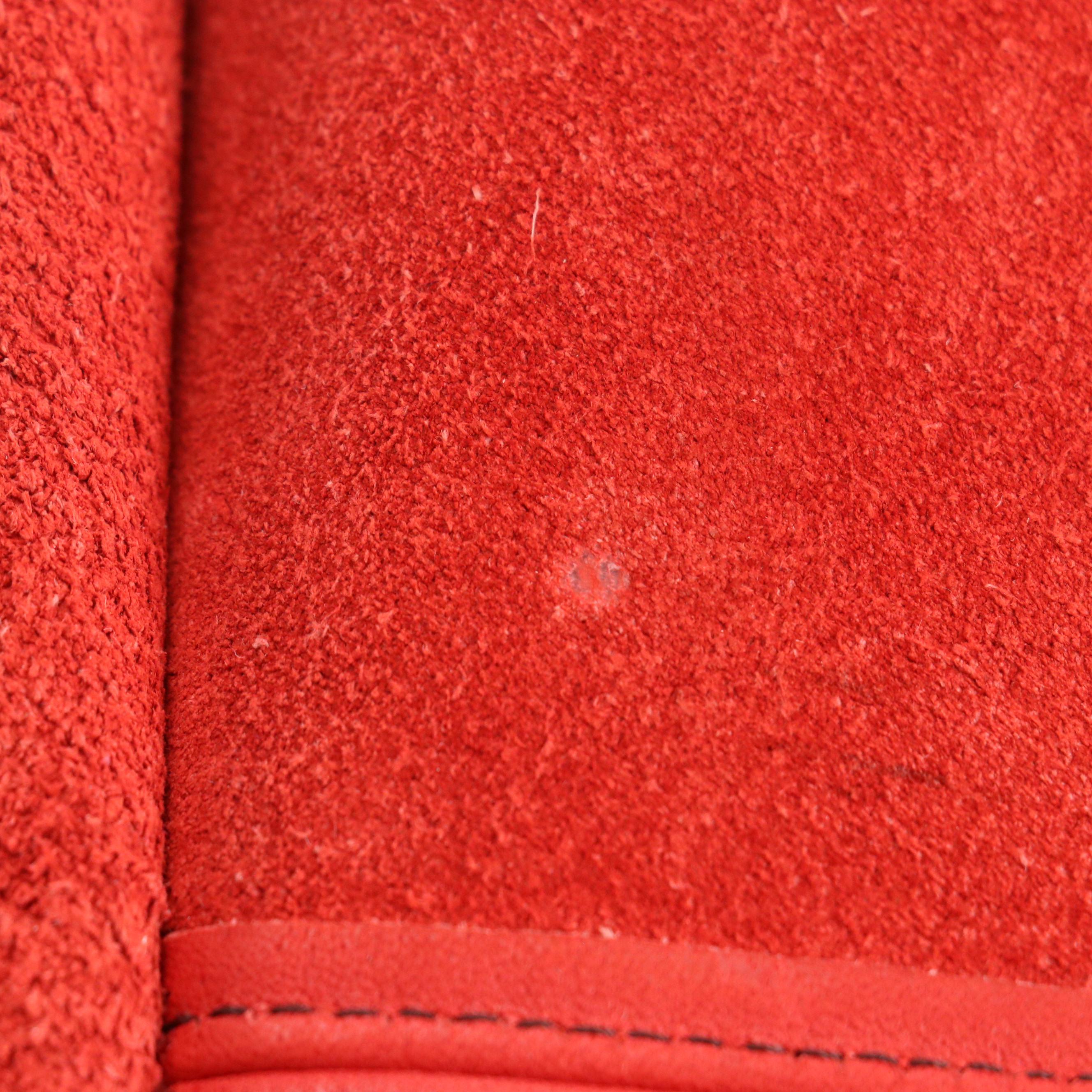 Coach Saddle Bag in Red Glove-Tanned Cowhide, Made in NYC, 1970s