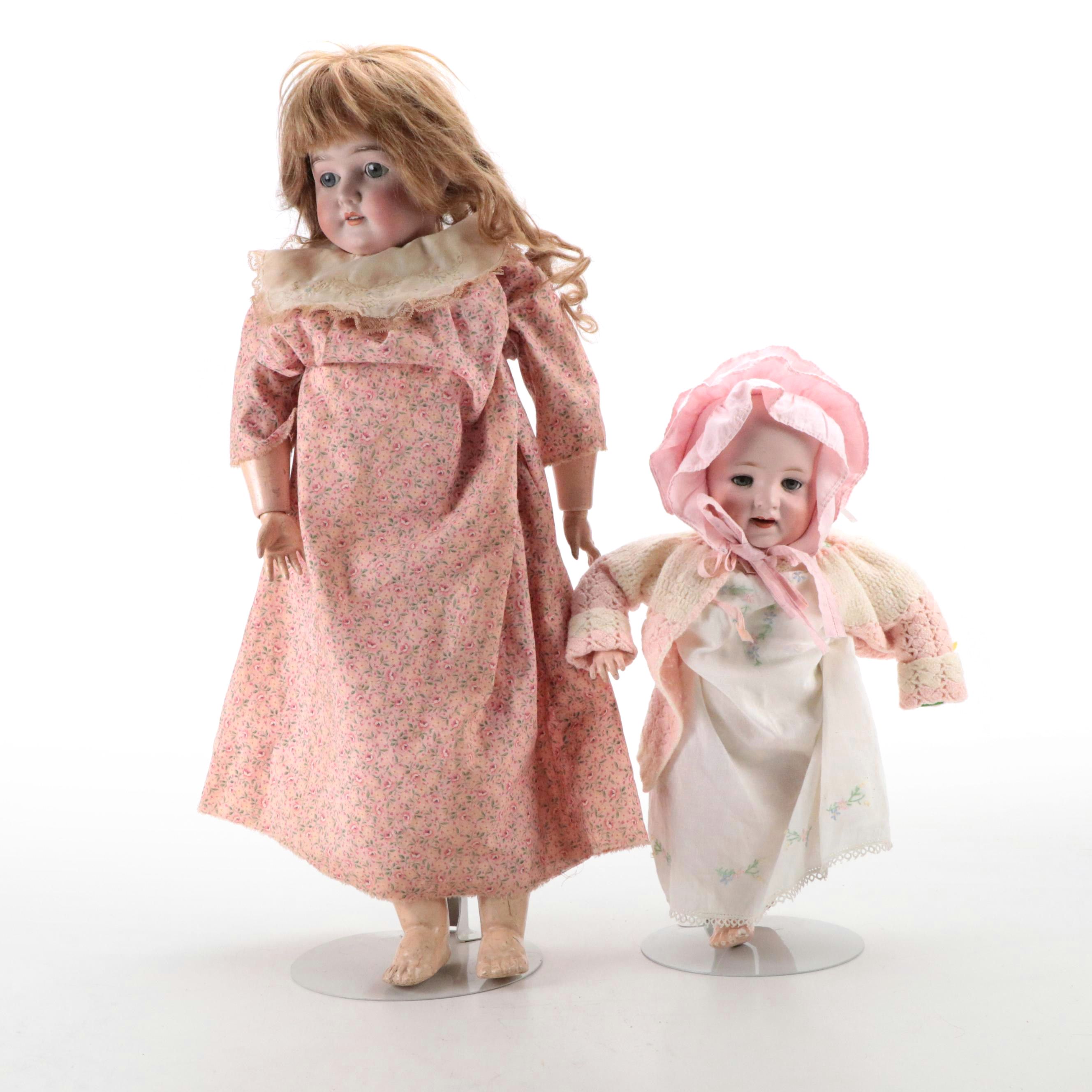 Armand Marseille "Queen Louise" Child Doll with Morimura Bros. Character Baby