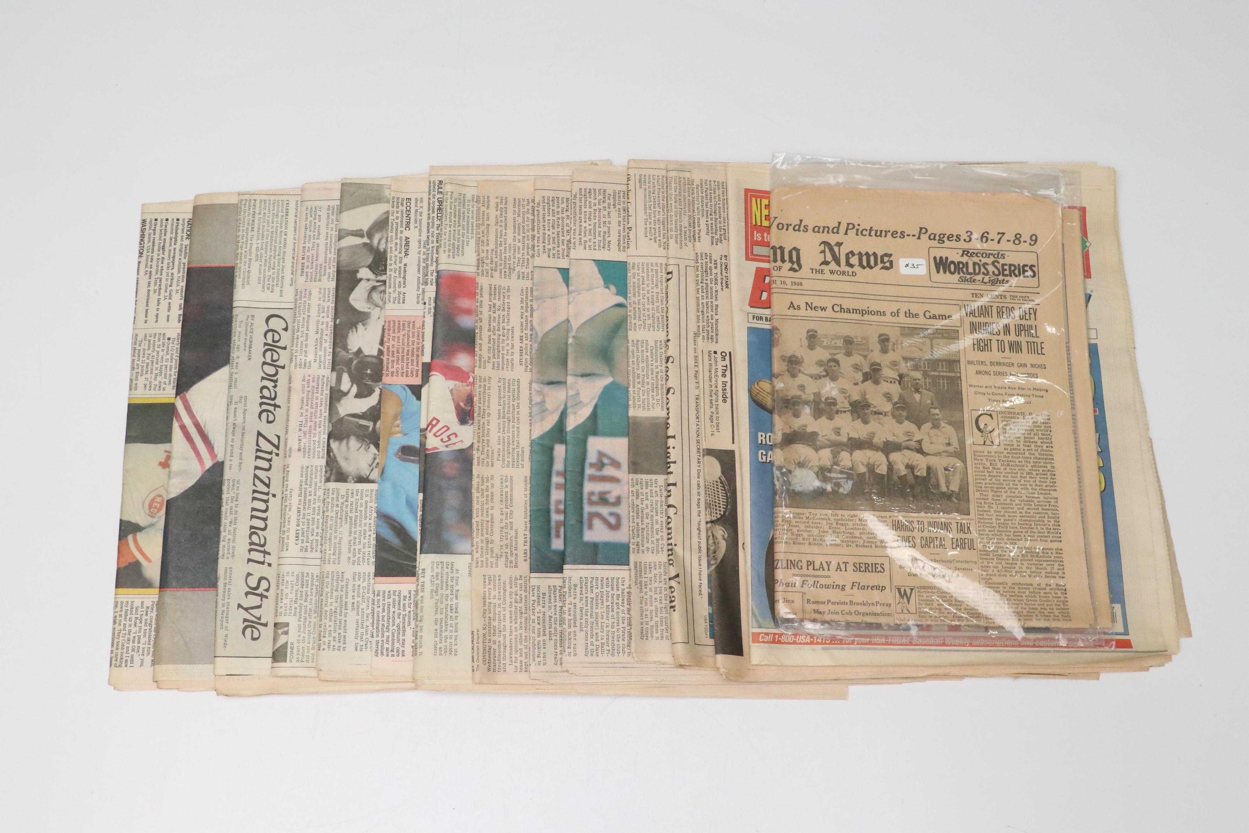 The Danbury Mint Replica Forbes Field with Cincinnati Reds Jersey and More