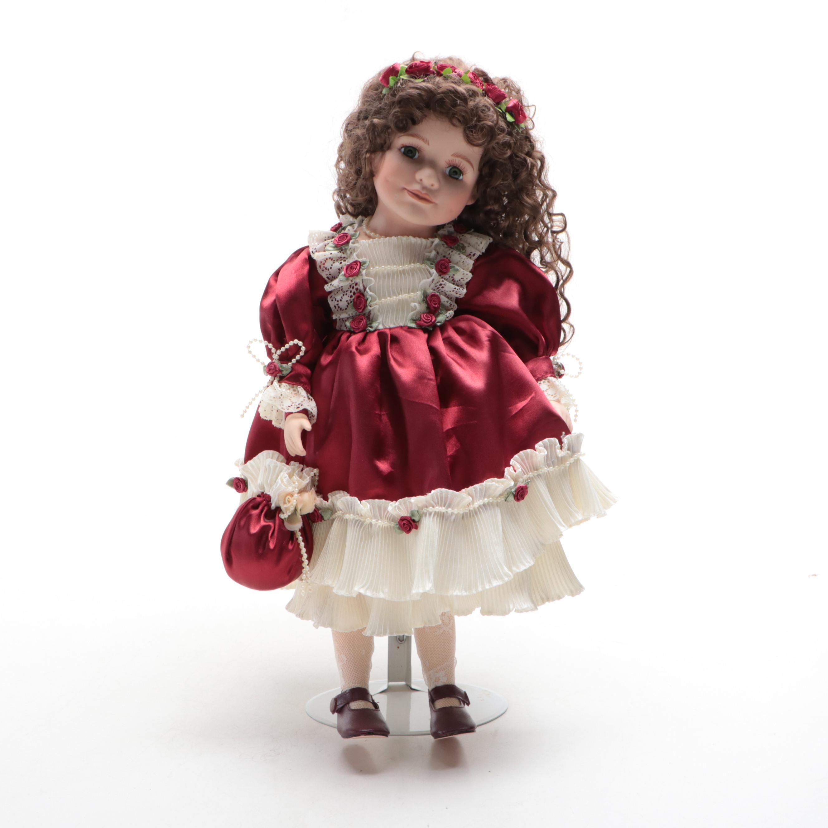 Duck House Porcelain Doll