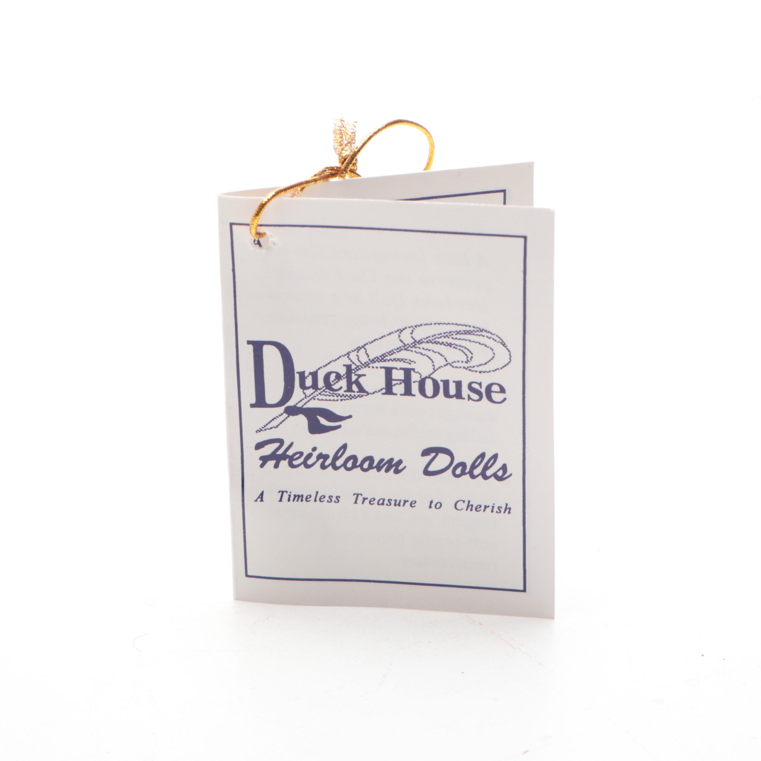 Duck House Porcelain Doll