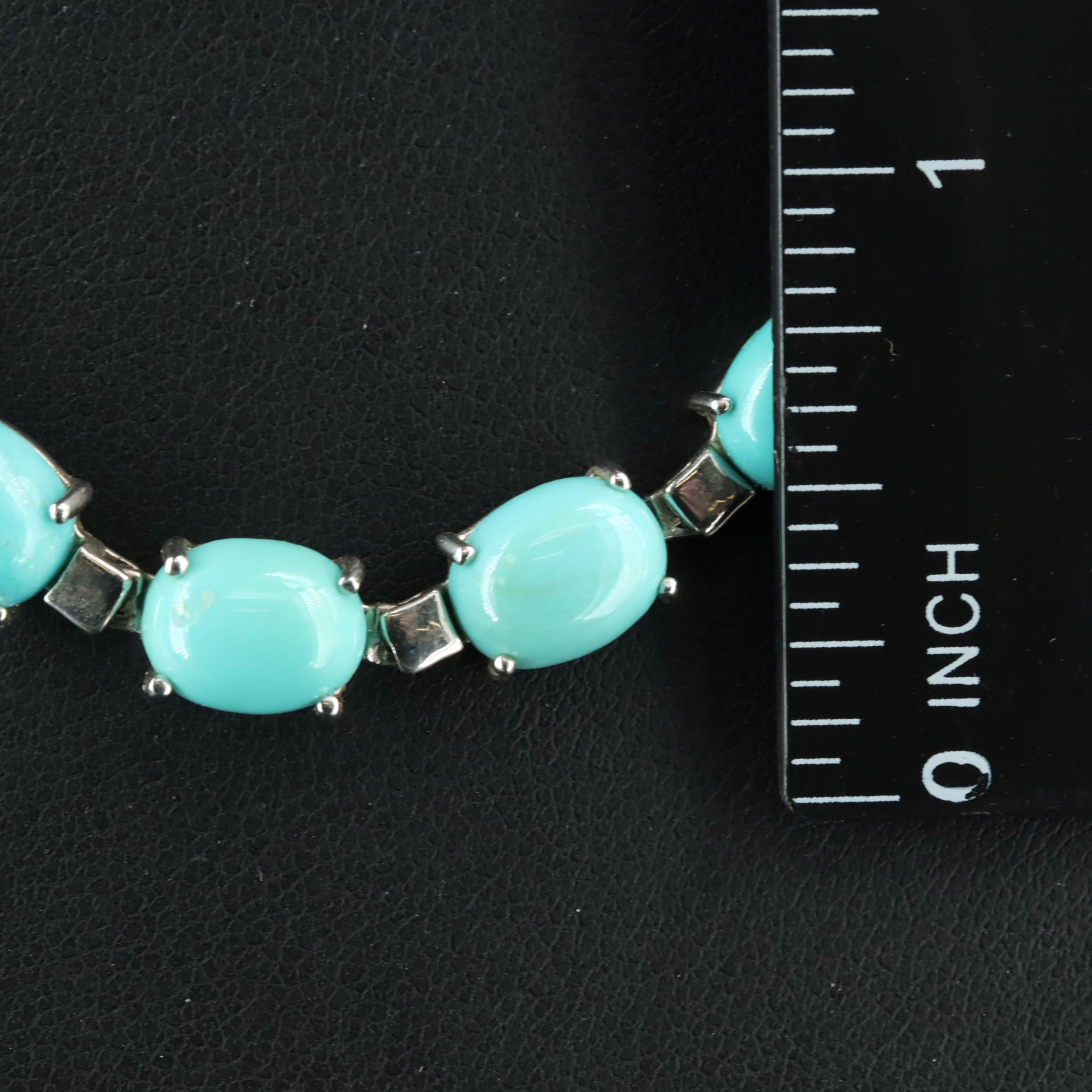 Sterling Turquoise Necklace