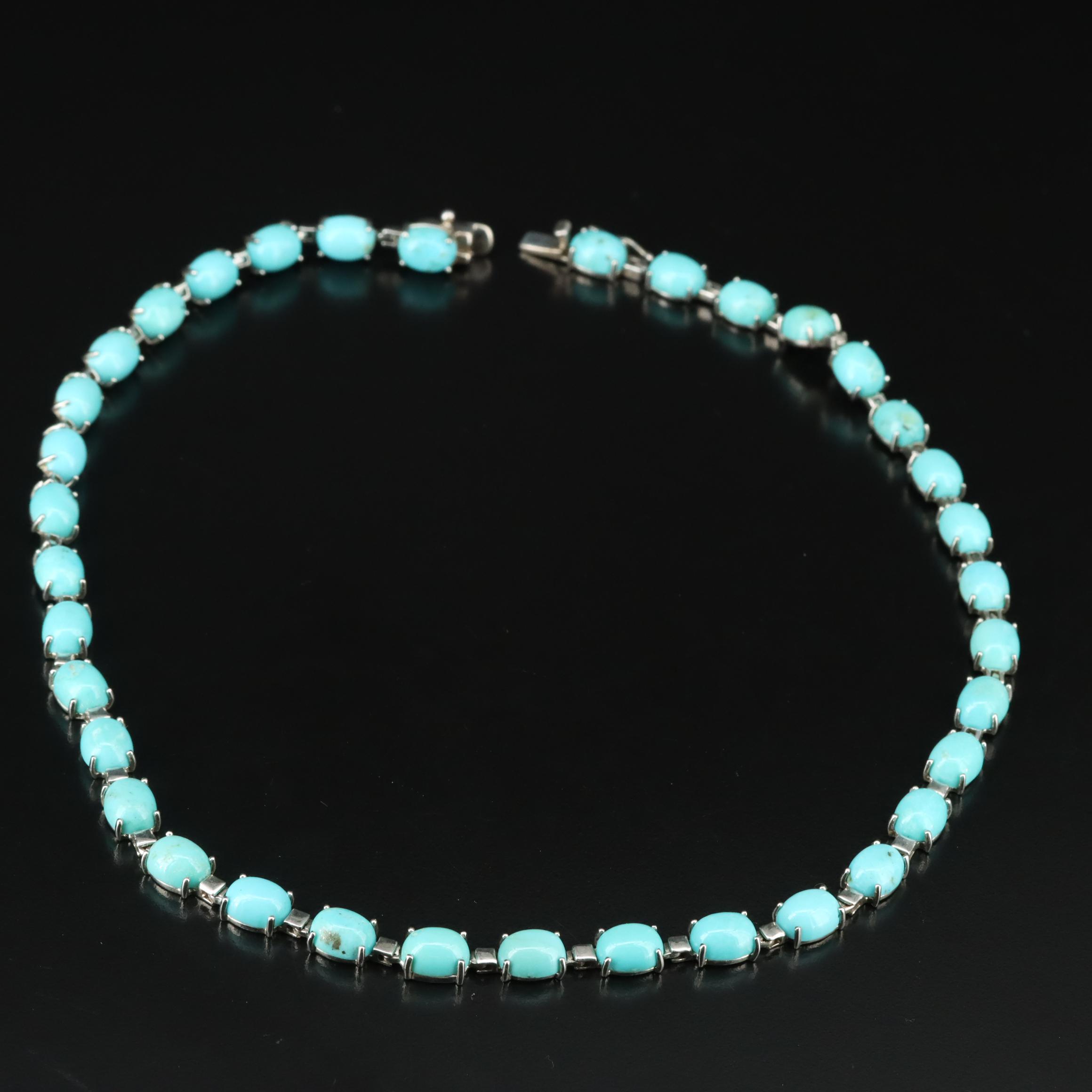 Sterling Turquoise Necklace