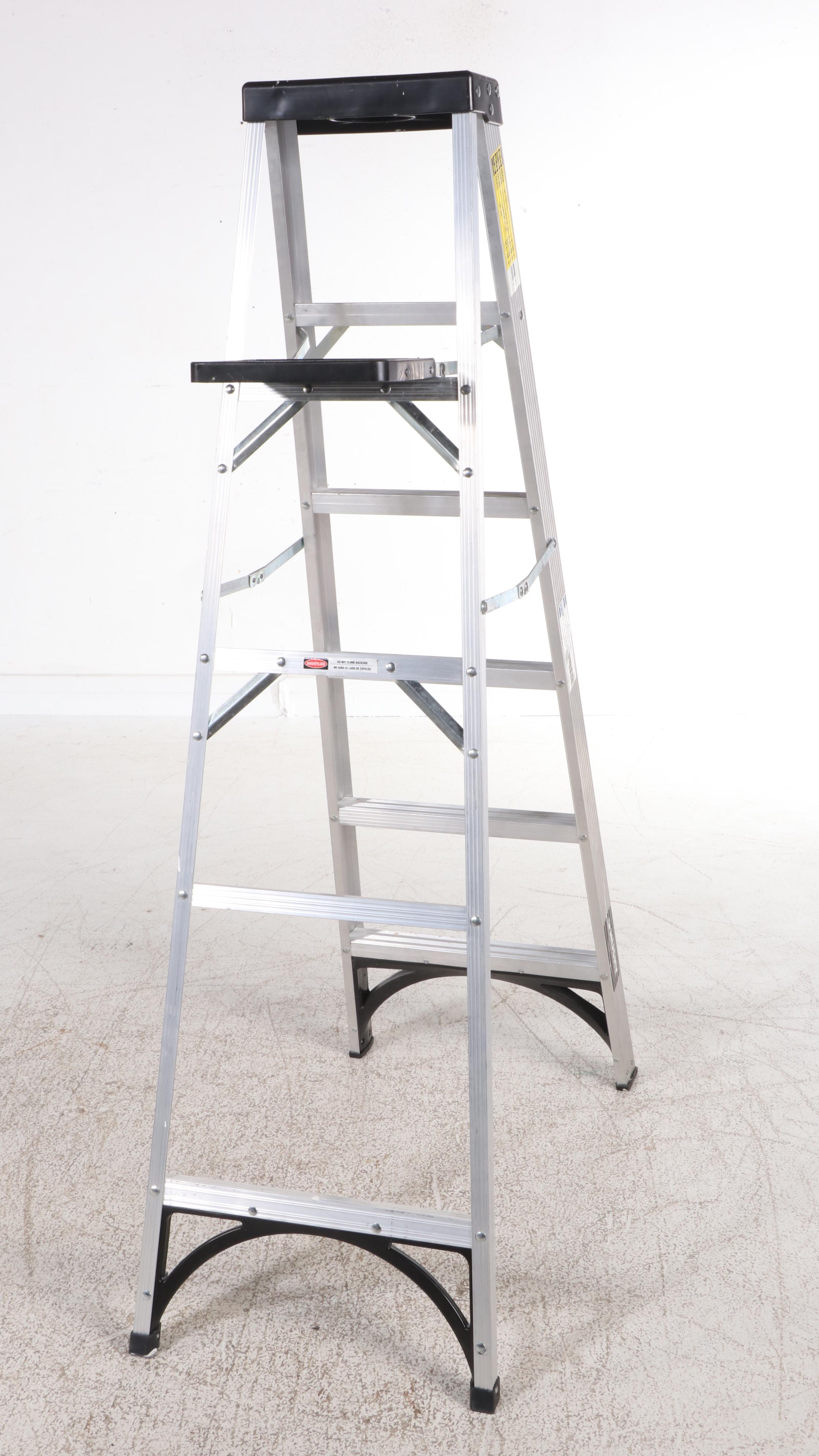 Husky Model ASL1-6 6' Aluminum Folding Step Ladder