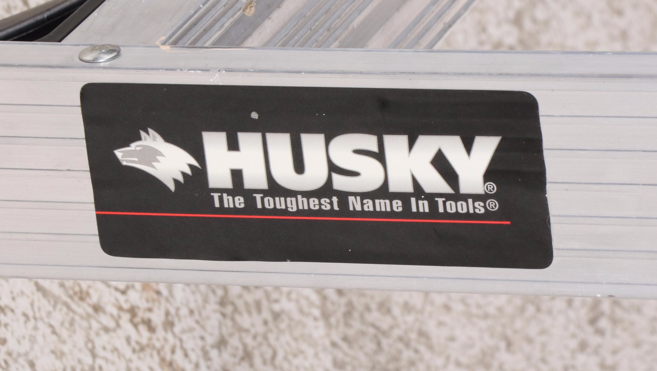 Husky Model ASL1-6 6' Aluminum Folding Step Ladder