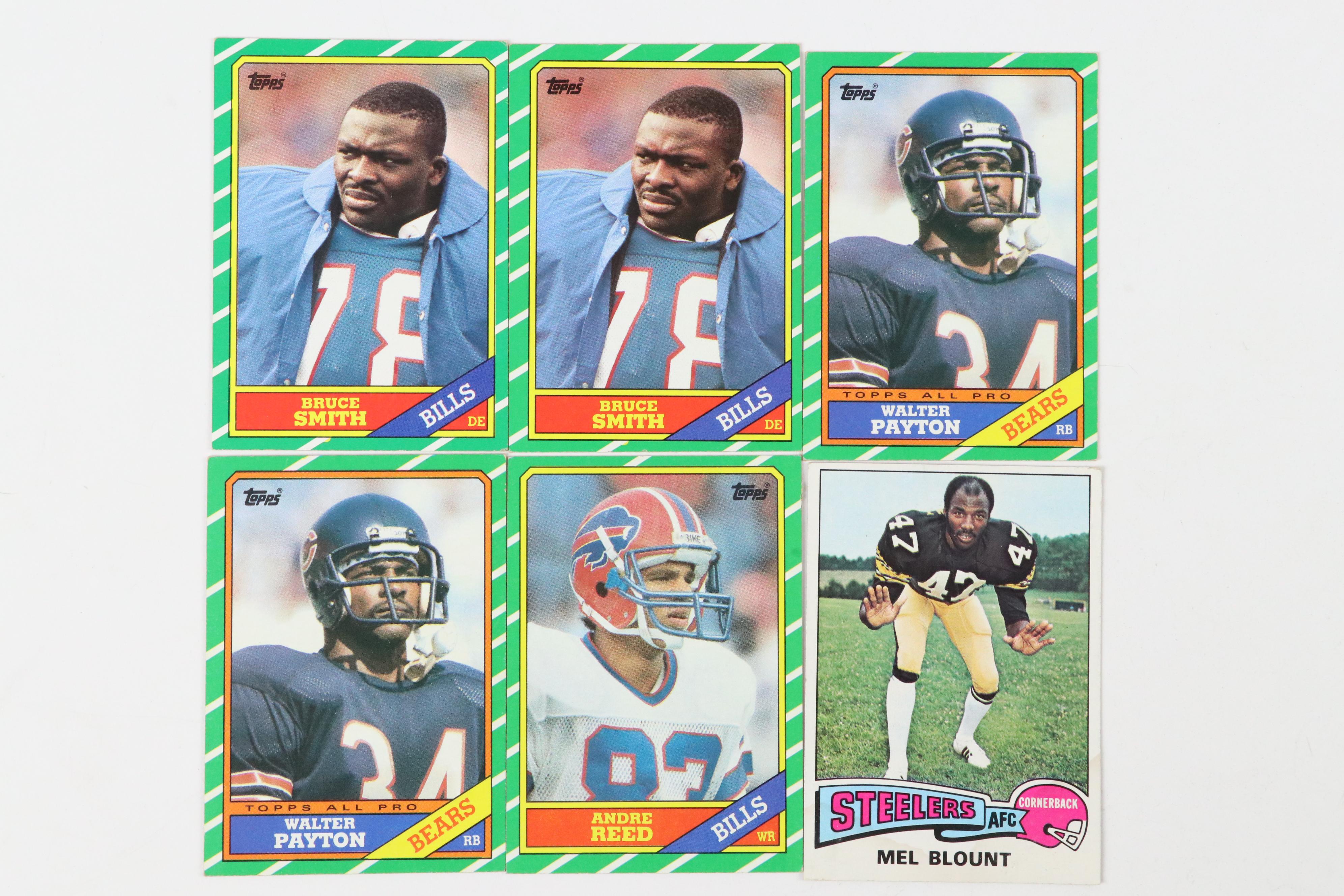 Topps Football Cards Featuring Jim Plunkett Rookie and More, 1970s–1980s