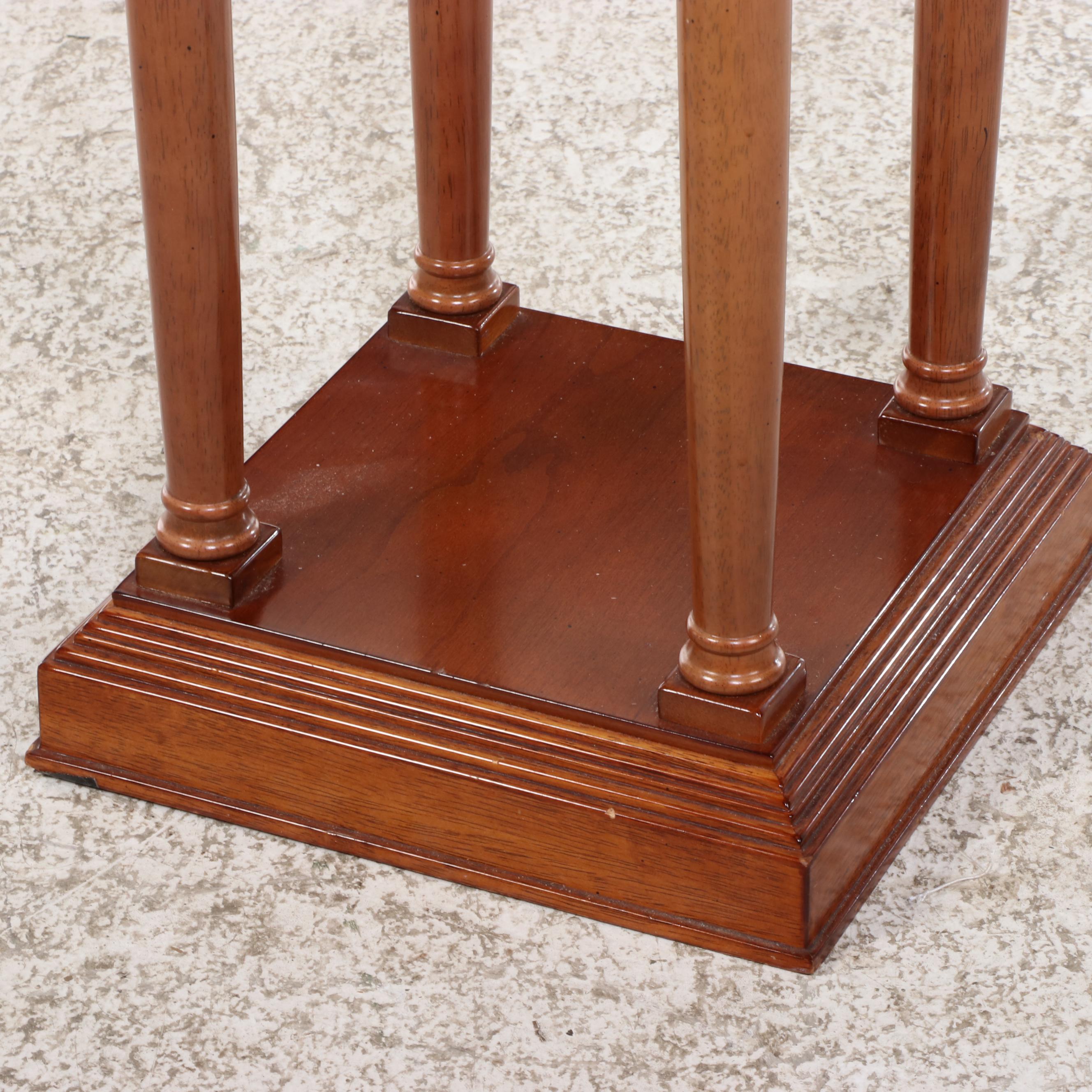 The Bombay Company French Empire  Style Mahogany Pedestal