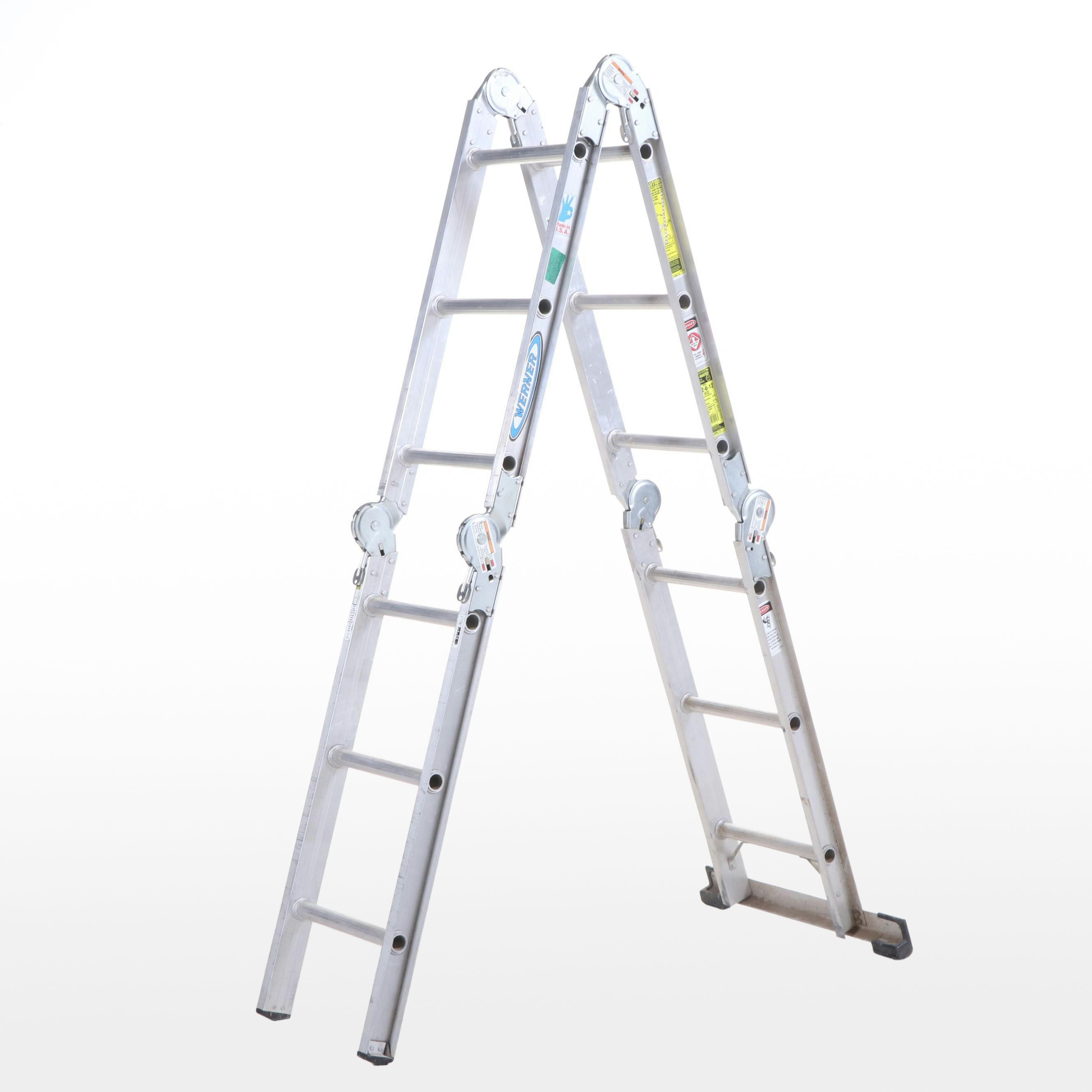 Werner M2-6-12 Job-Master Type II Aluminum Ladder
