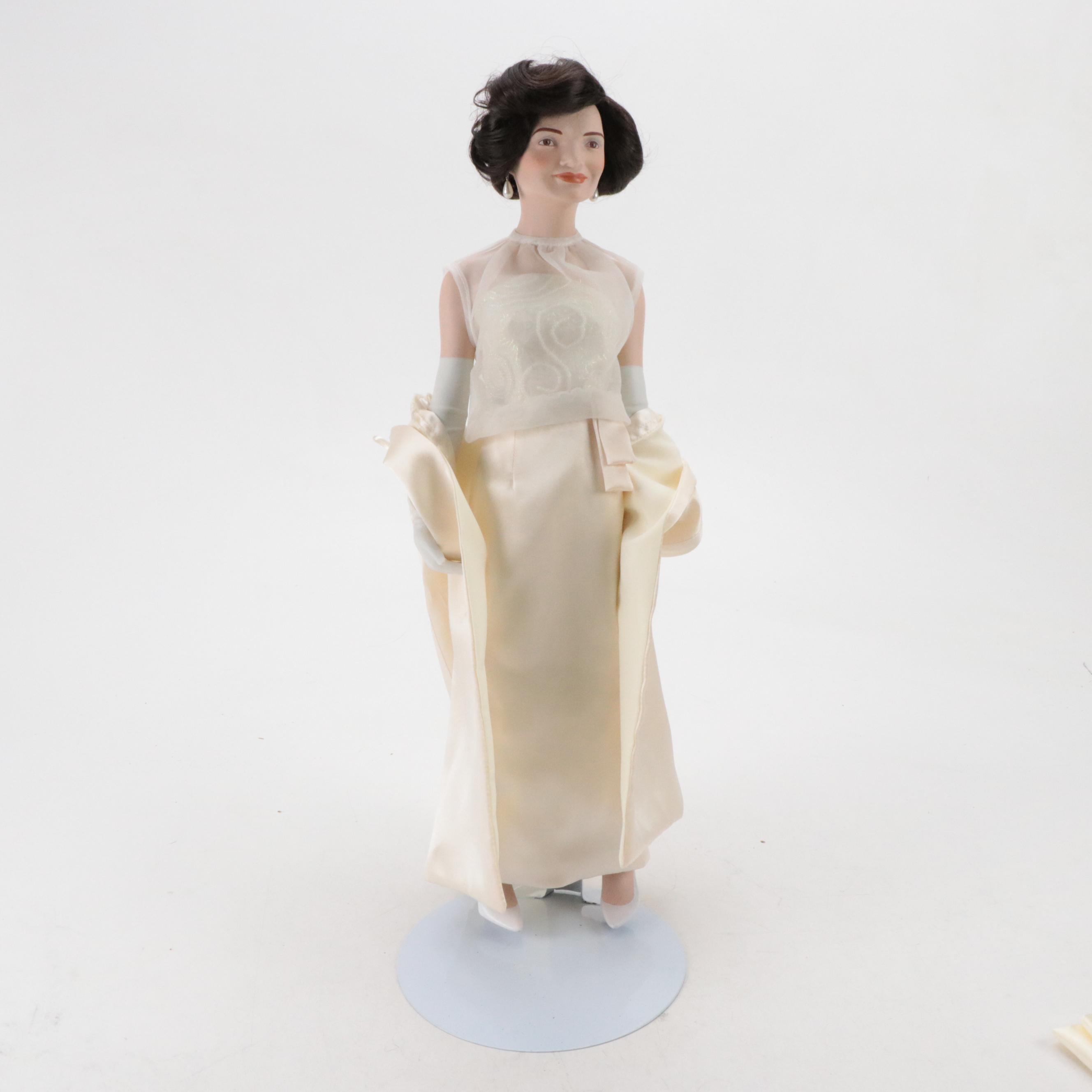 The Danbury Mint First Ladies "Jacqueline Kennedy" Porcelain Collector Doll
