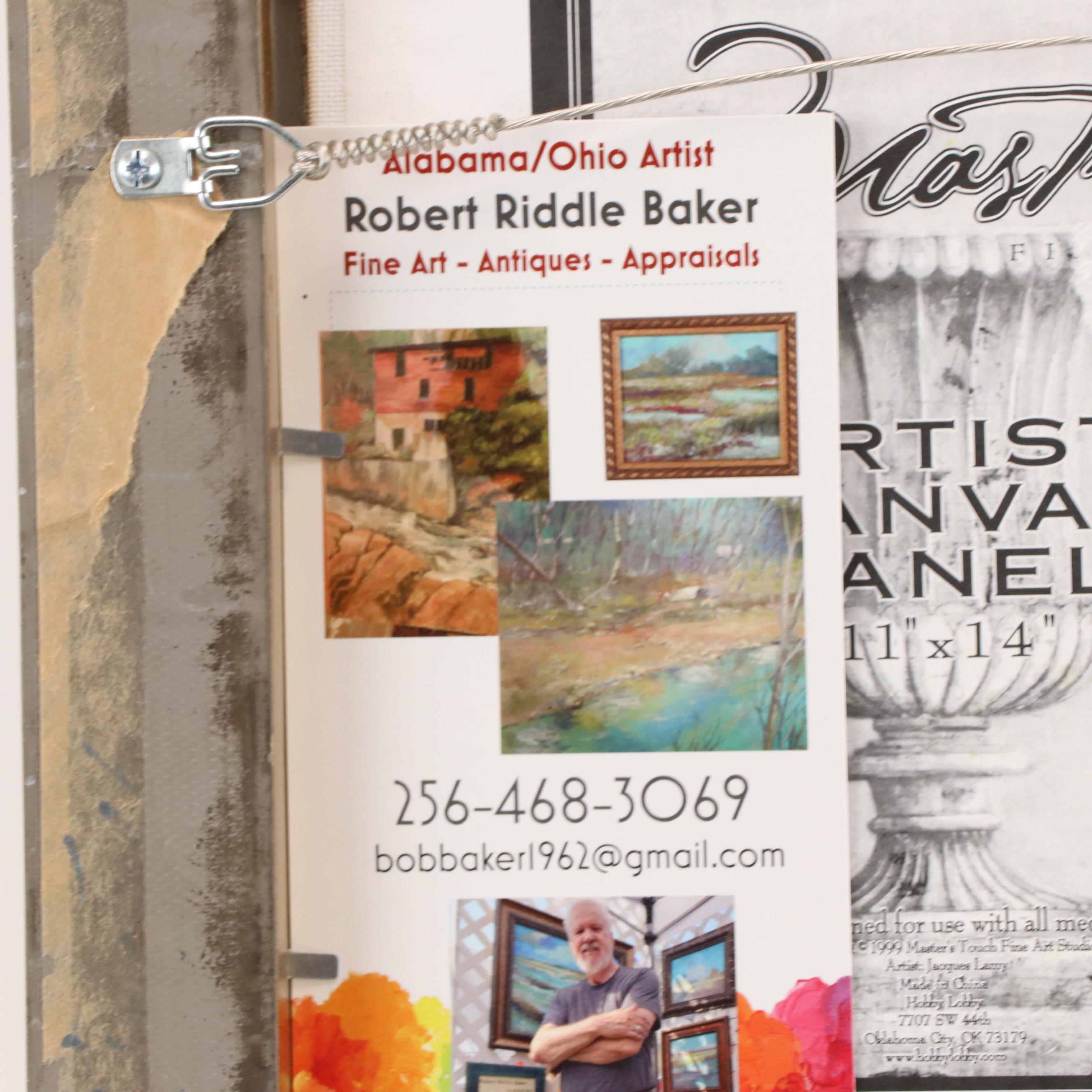 Robert Riddle Baker Acrylic Landscape Painting "Golden Ending," 2024