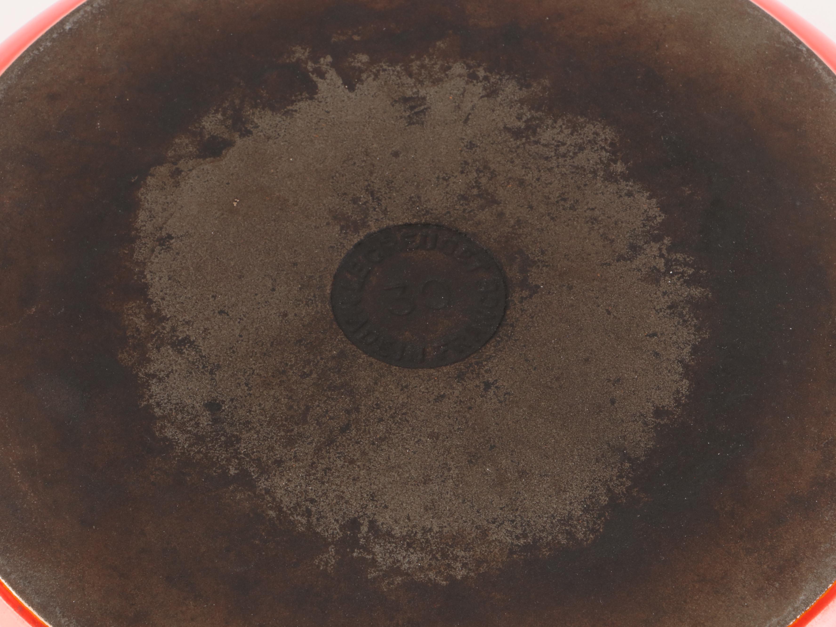 Le Creuset "Flame" Enamel Cast Iron Braiser, Pate Terrine and Casserole