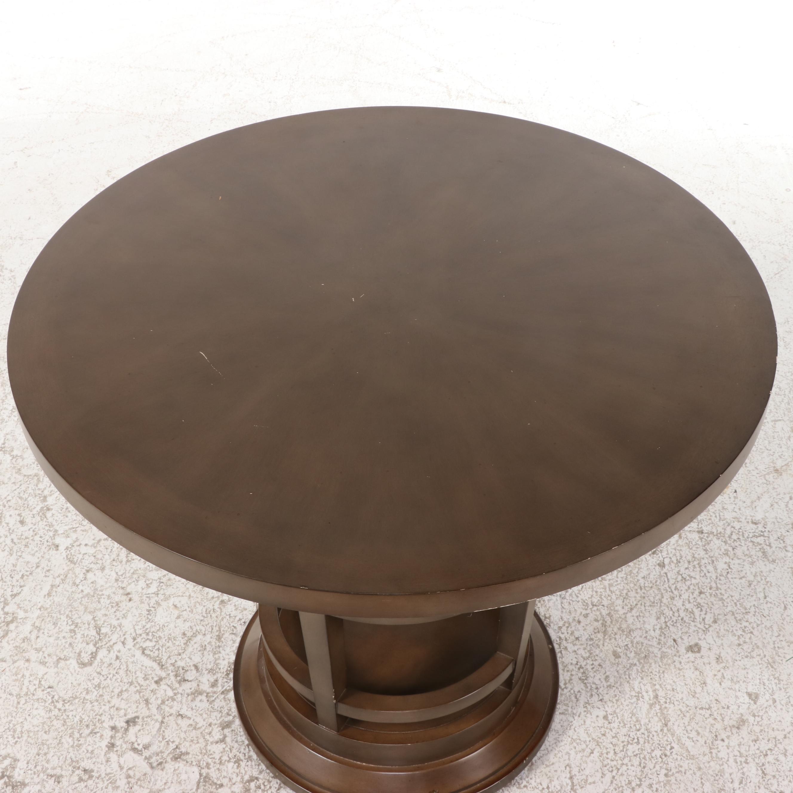 Fairfield Chair Furniture Hardwood Pedestal Dining Table