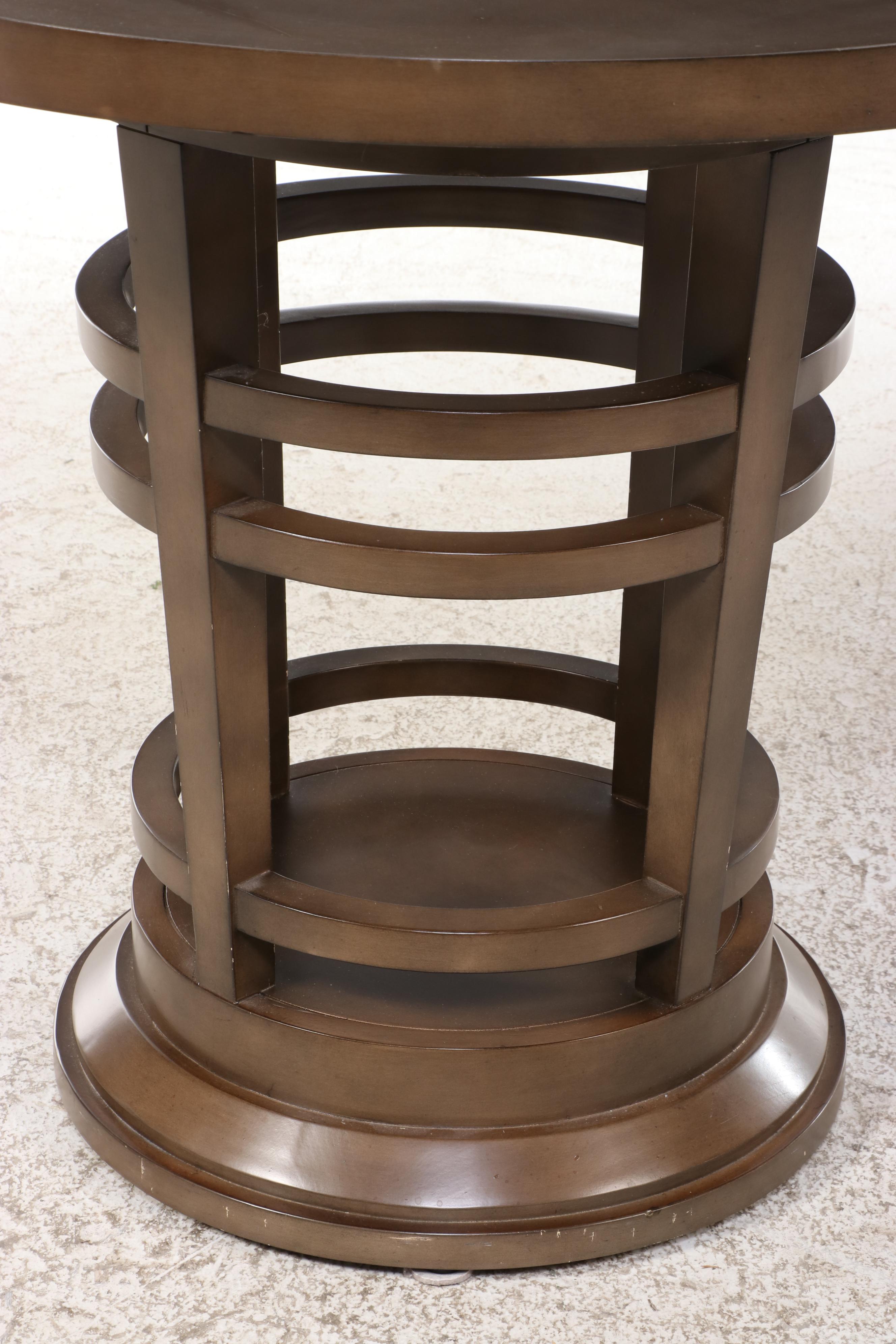 Fairfield Chair Furniture Hardwood Pedestal Dining Table