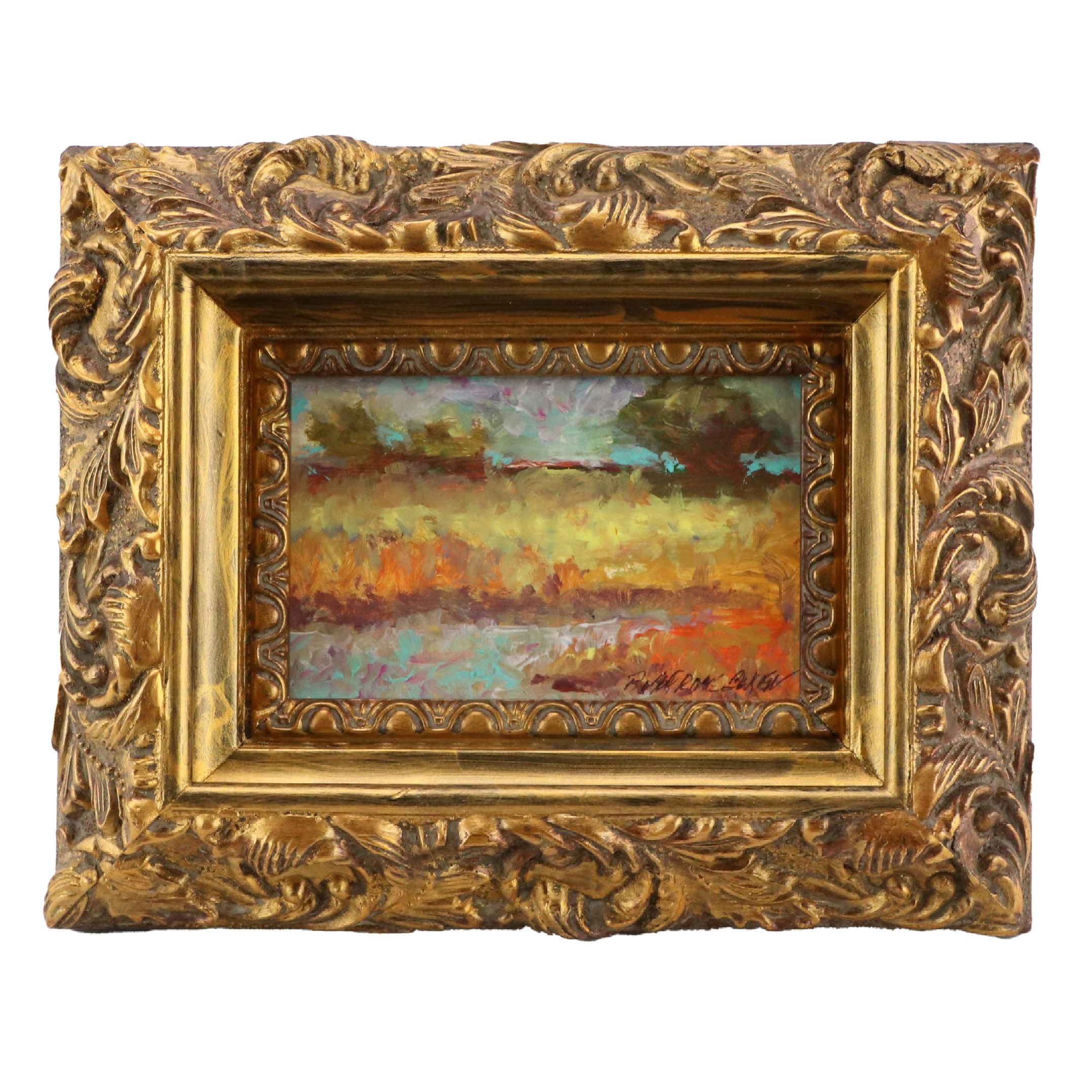 Robert Riddle-Baker Acrylic Landscape Painting "Summer Morning," 2024