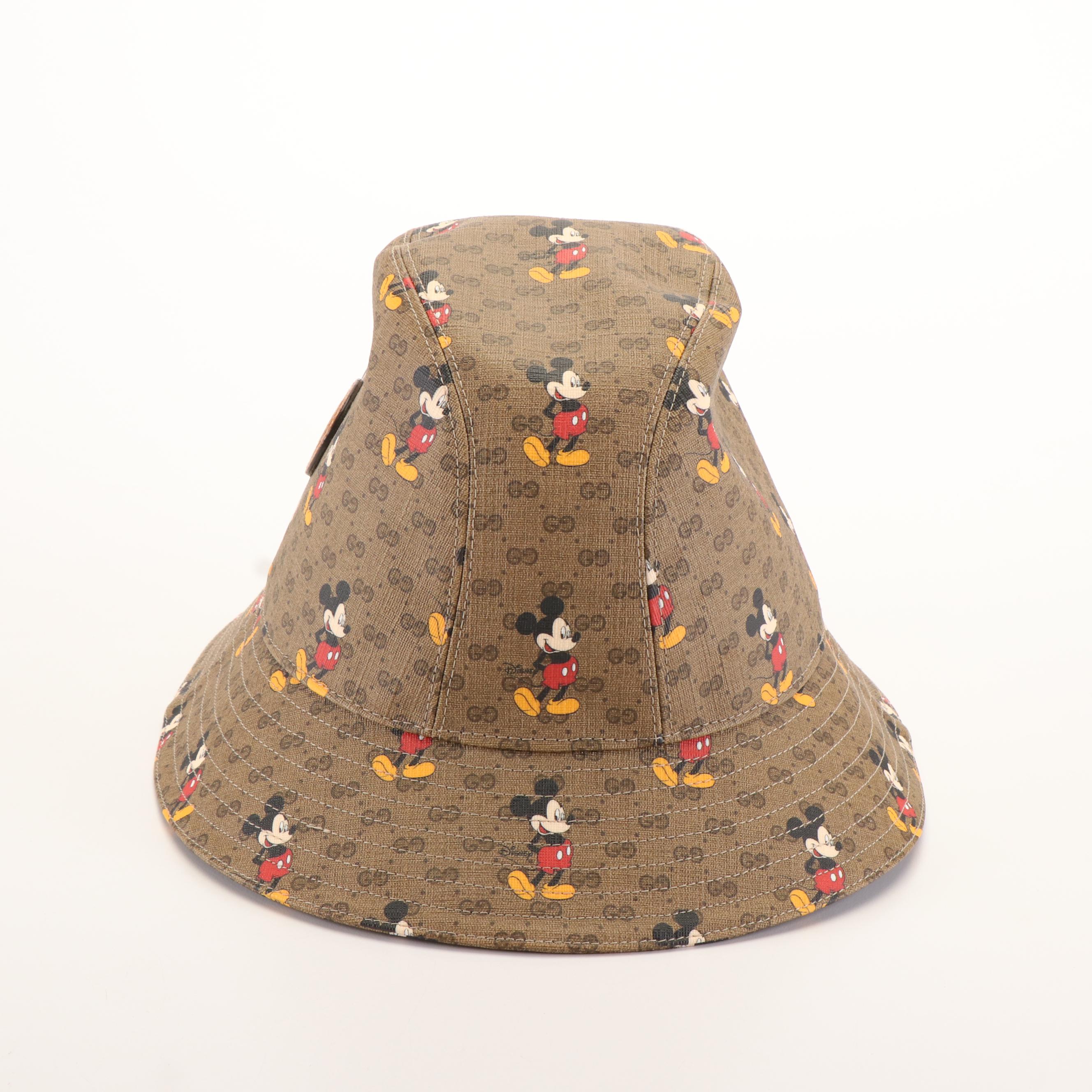 Gucci x Disney GG Coated Canvas Mickey Mouse Bucket Hat