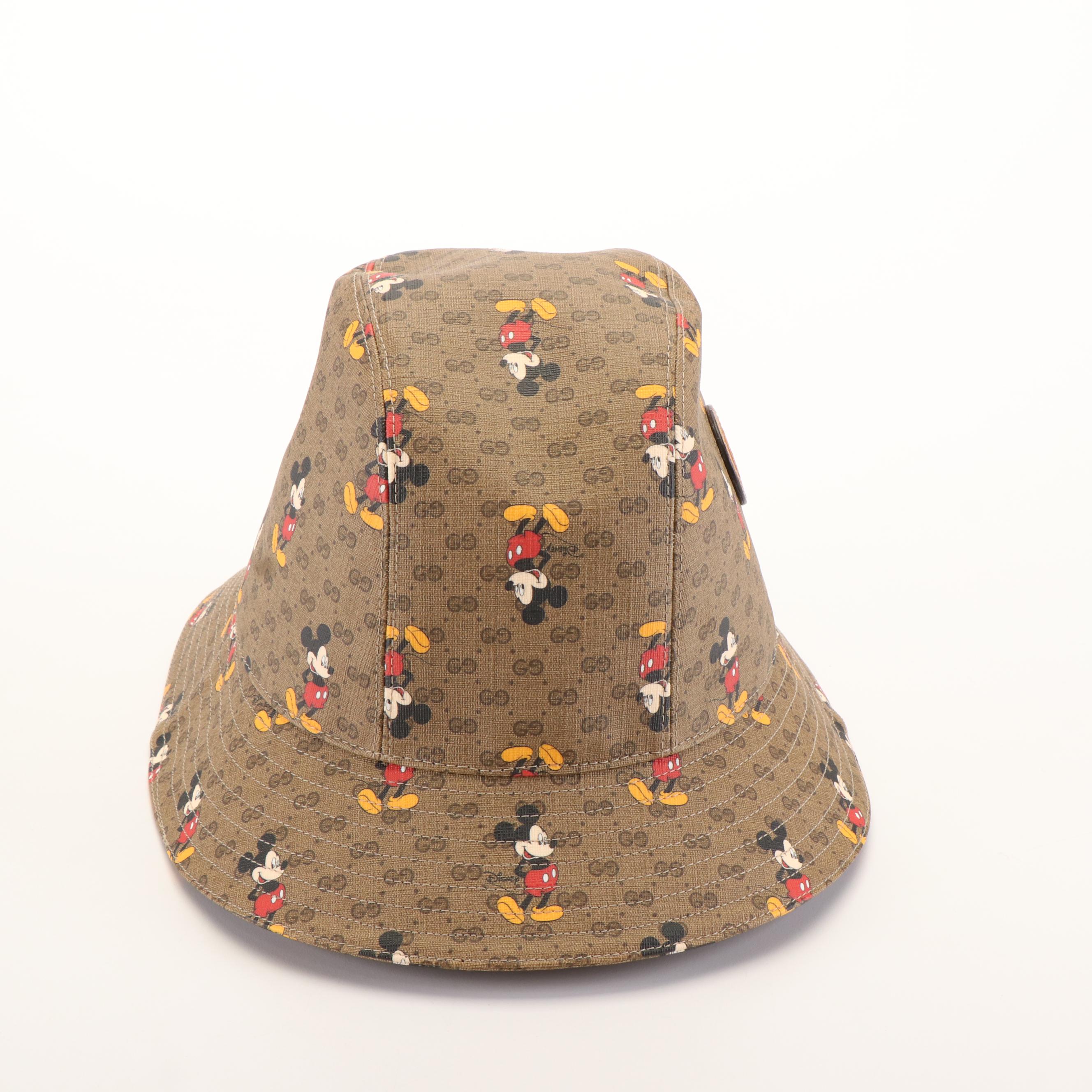 Gucci x Disney GG Coated Canvas Mickey Mouse Bucket Hat